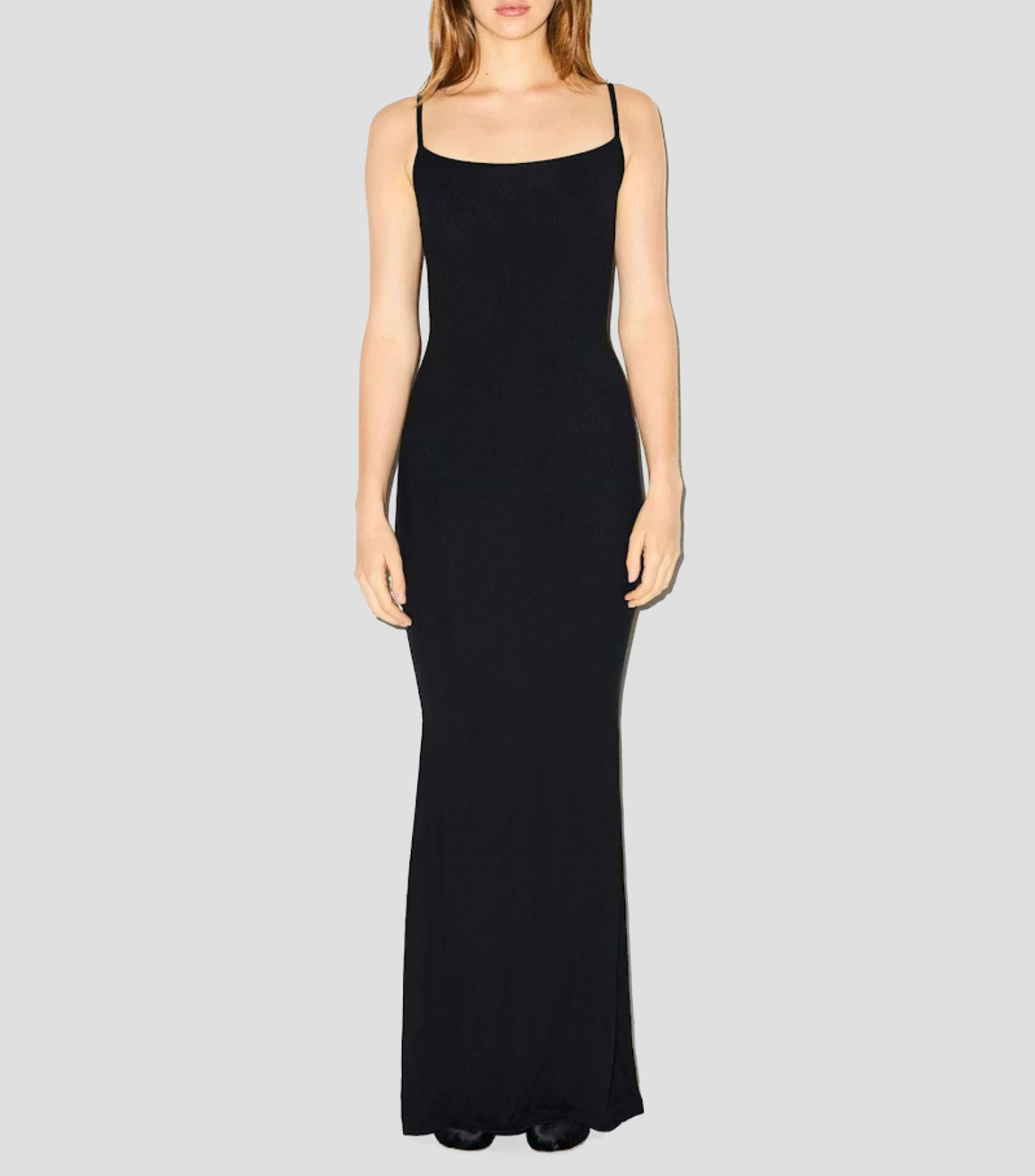 Vestido maxi liso Mujer
