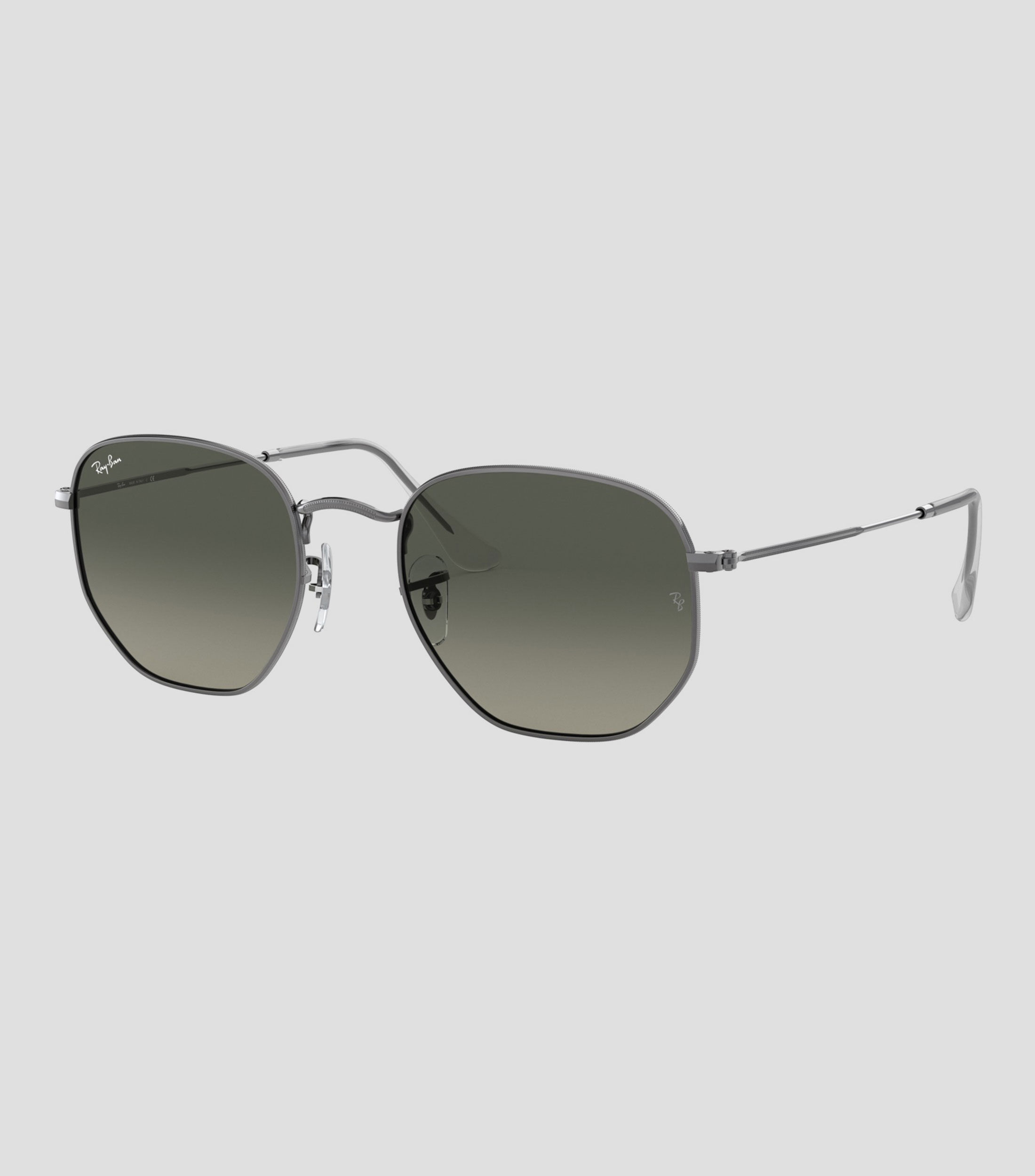 Lentes de sol hexagonales grises Unisex