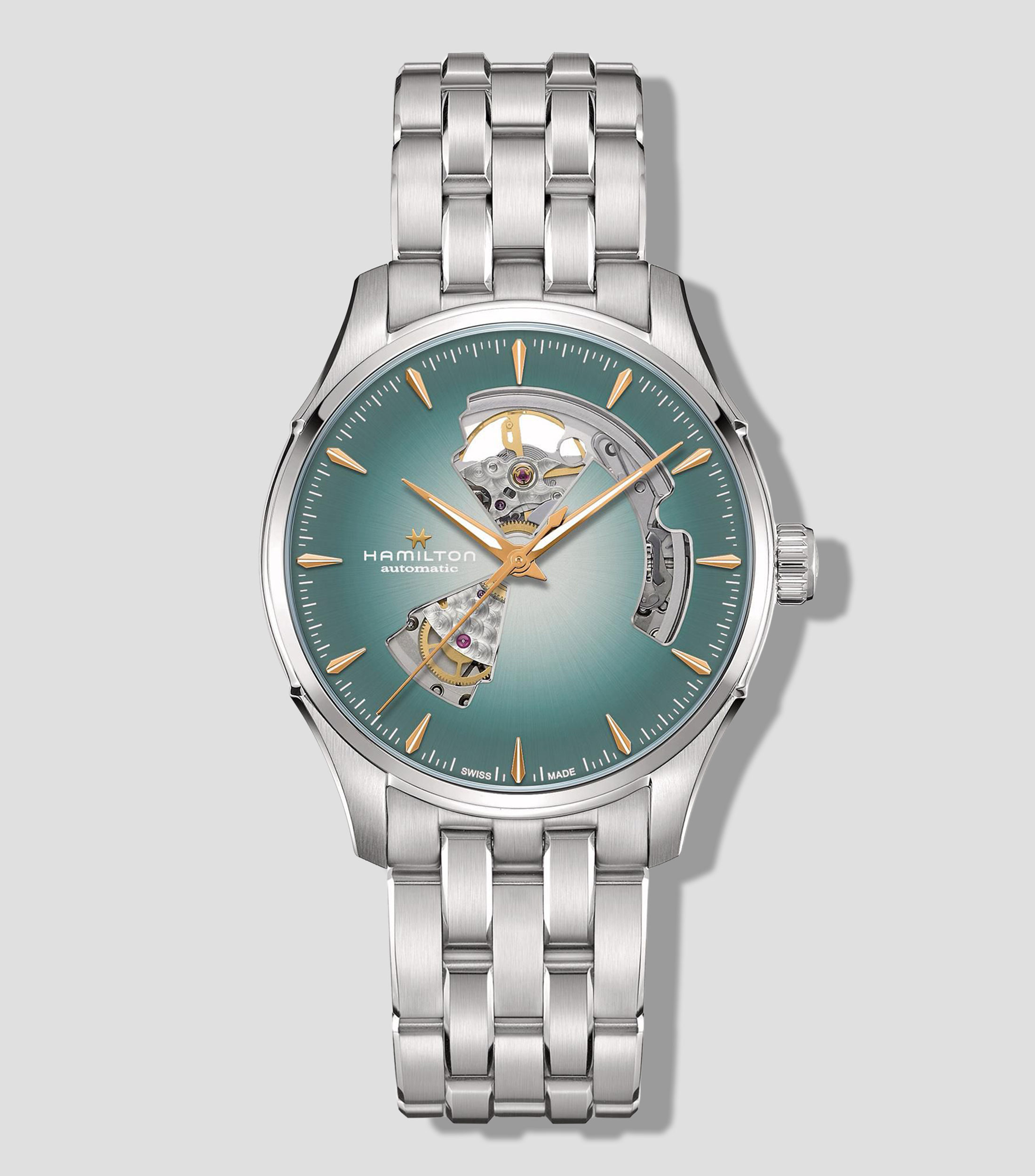 Reloj Unisex Jazzmaster casual, Plateado