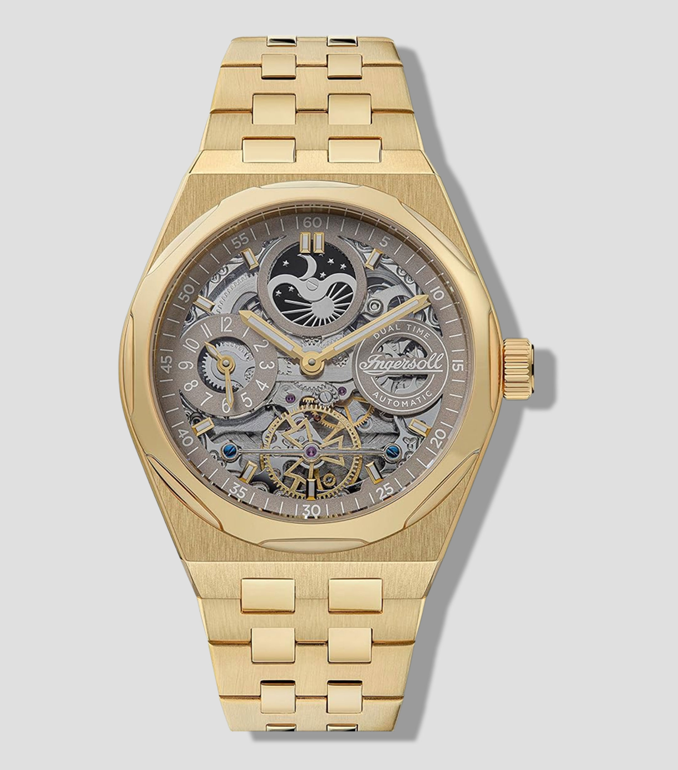 Reloj para Hombre Casual Dorado