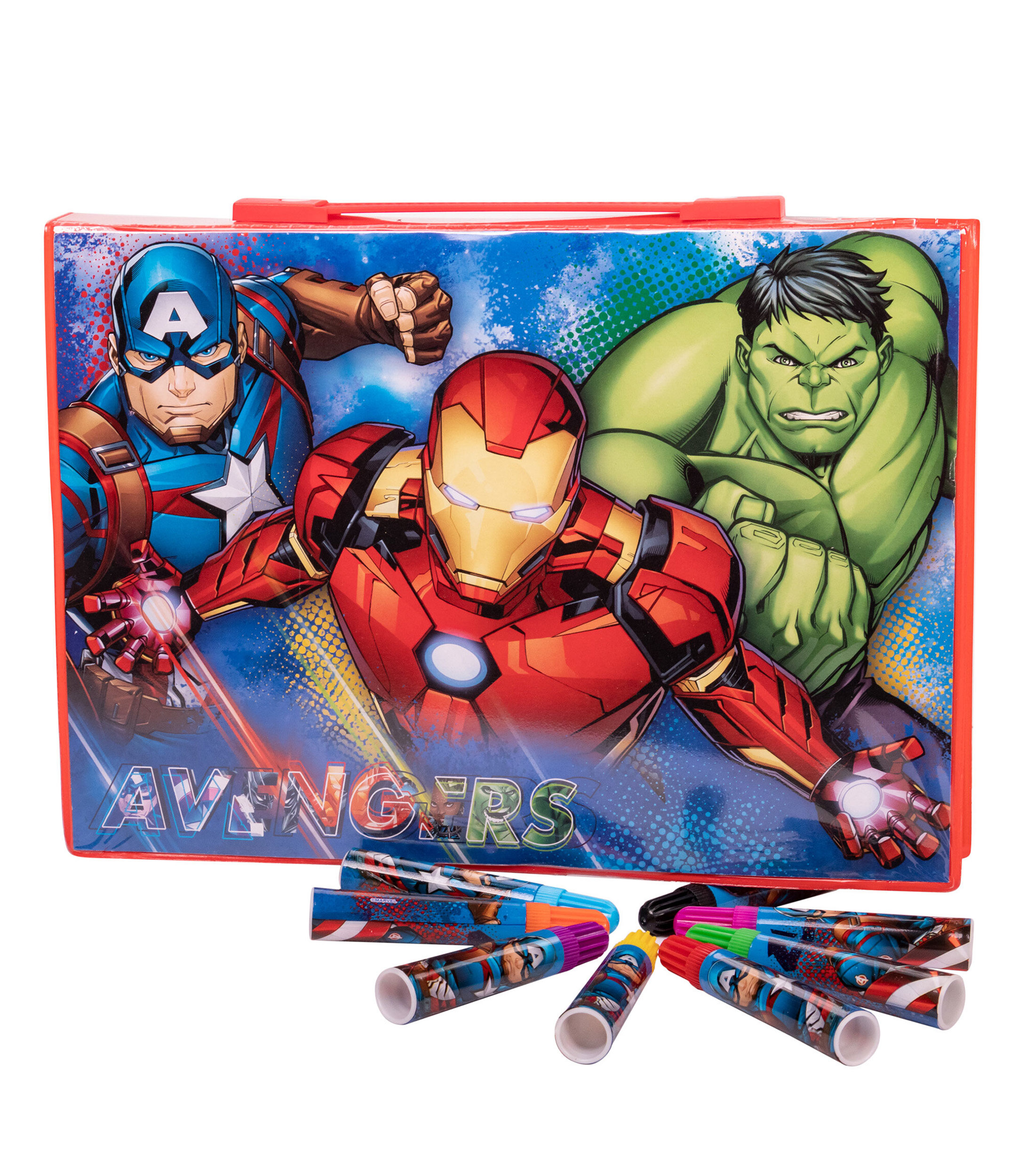 Lot De 2 Sous-mains Avengers - Plastique Souple, Lavable - 42x28 Cm - Pour Enfants, Bureau, Repas