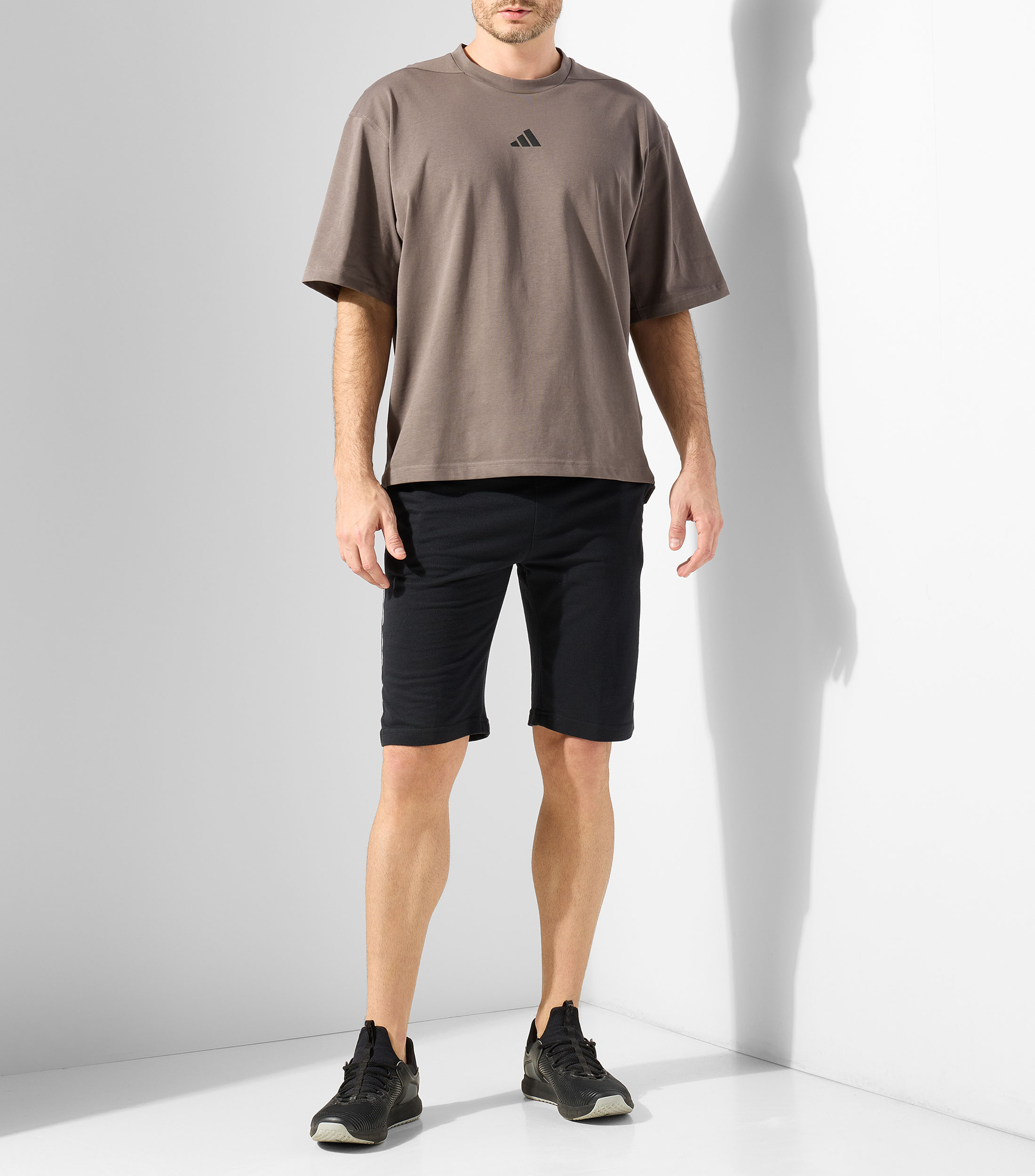 Playera cuello redondo manga corta estampada Hombre