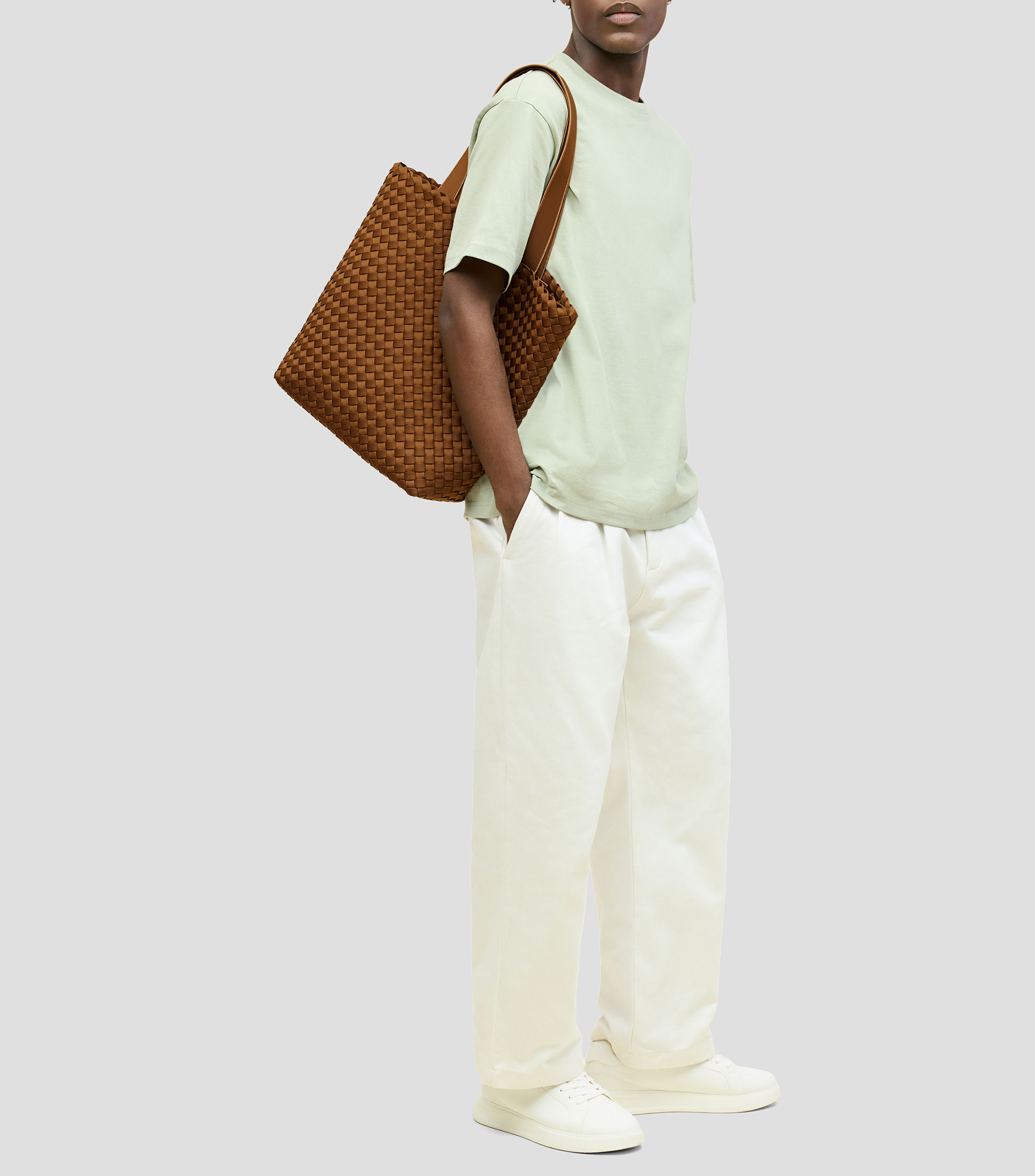 Bolsa tote negro St. Barths lisa Mujer