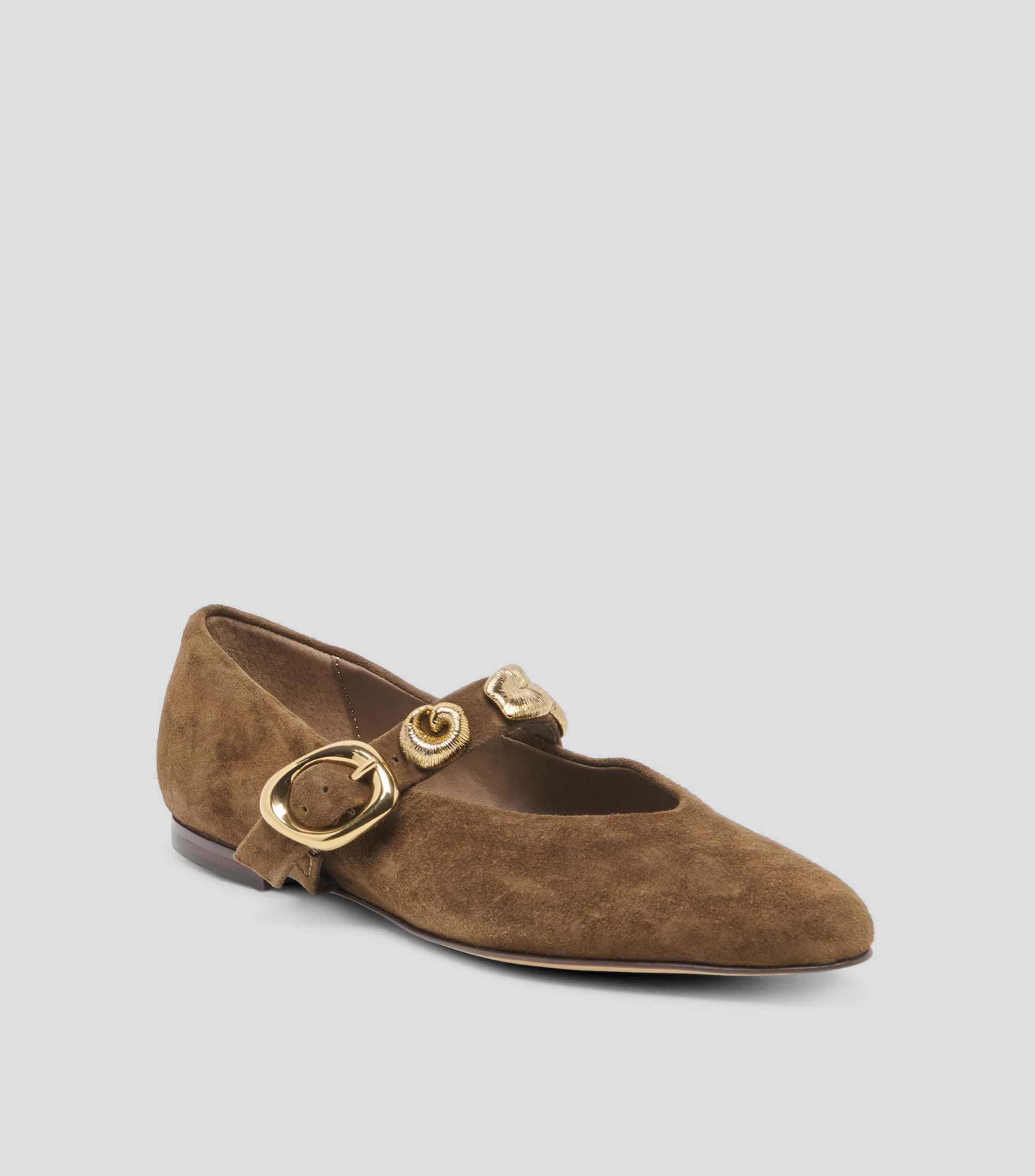 Flats Loree en gamuza lisos Mujer