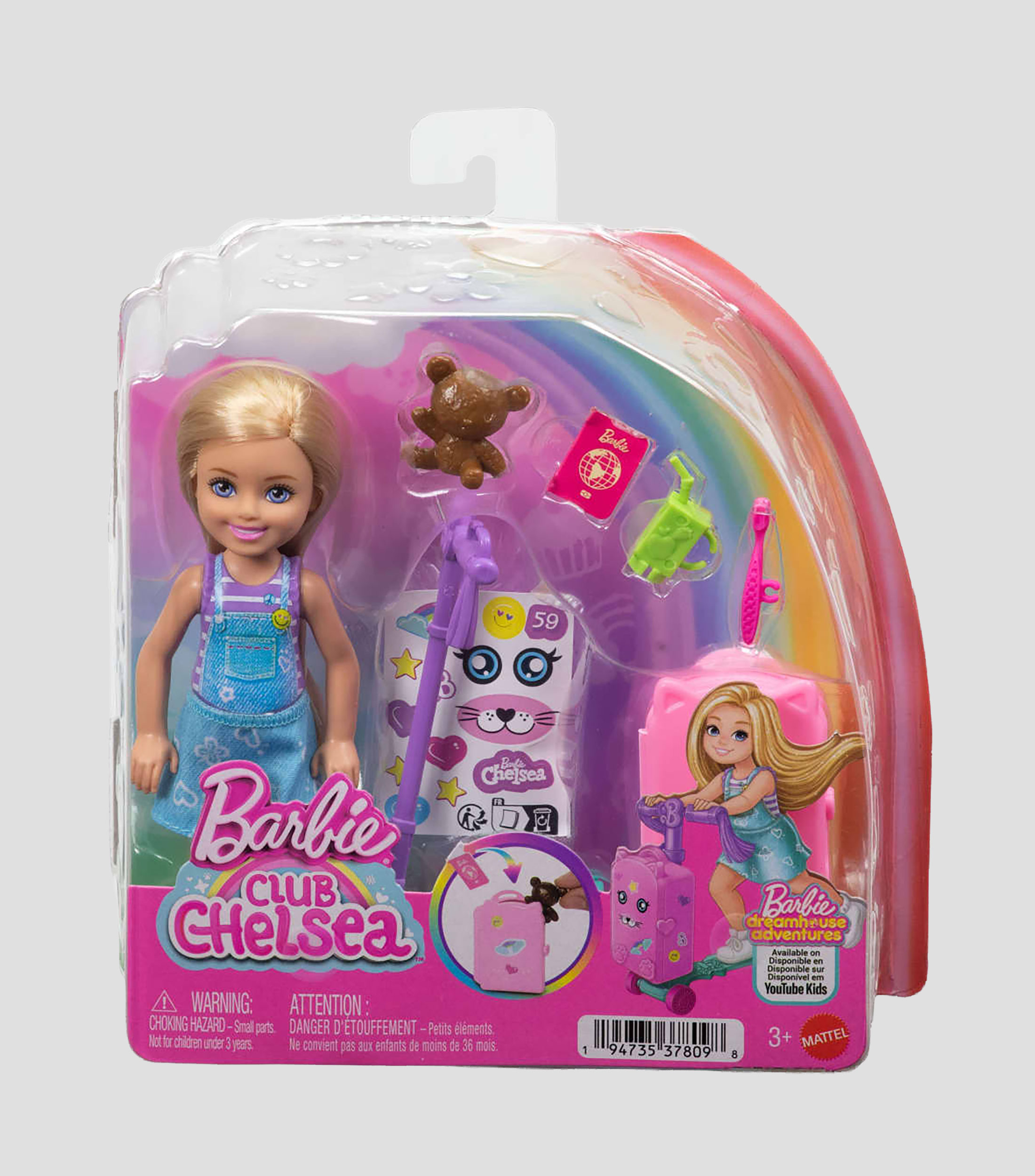 Barbie Chelsea Muñeca Chelsea Aventuras de Viaje