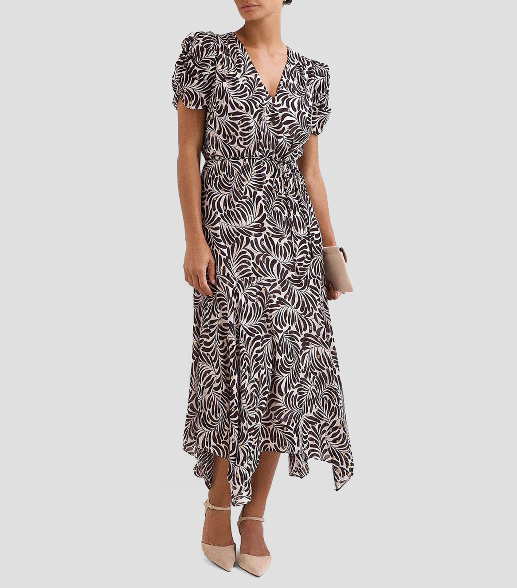 Vestido midi estampado Verity Mujer