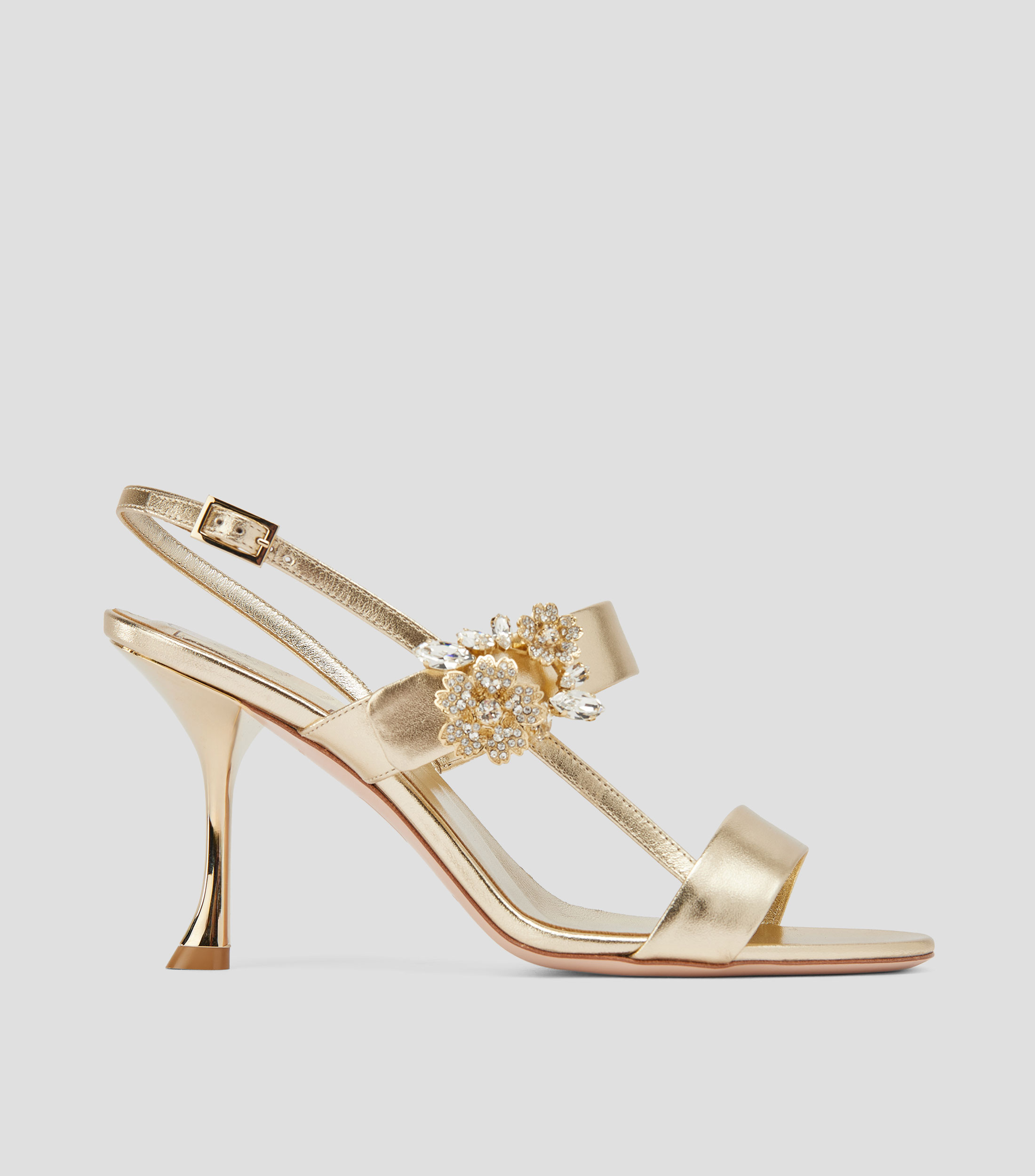 Sandalias con tacón alto delgado Efflorescence Mujer