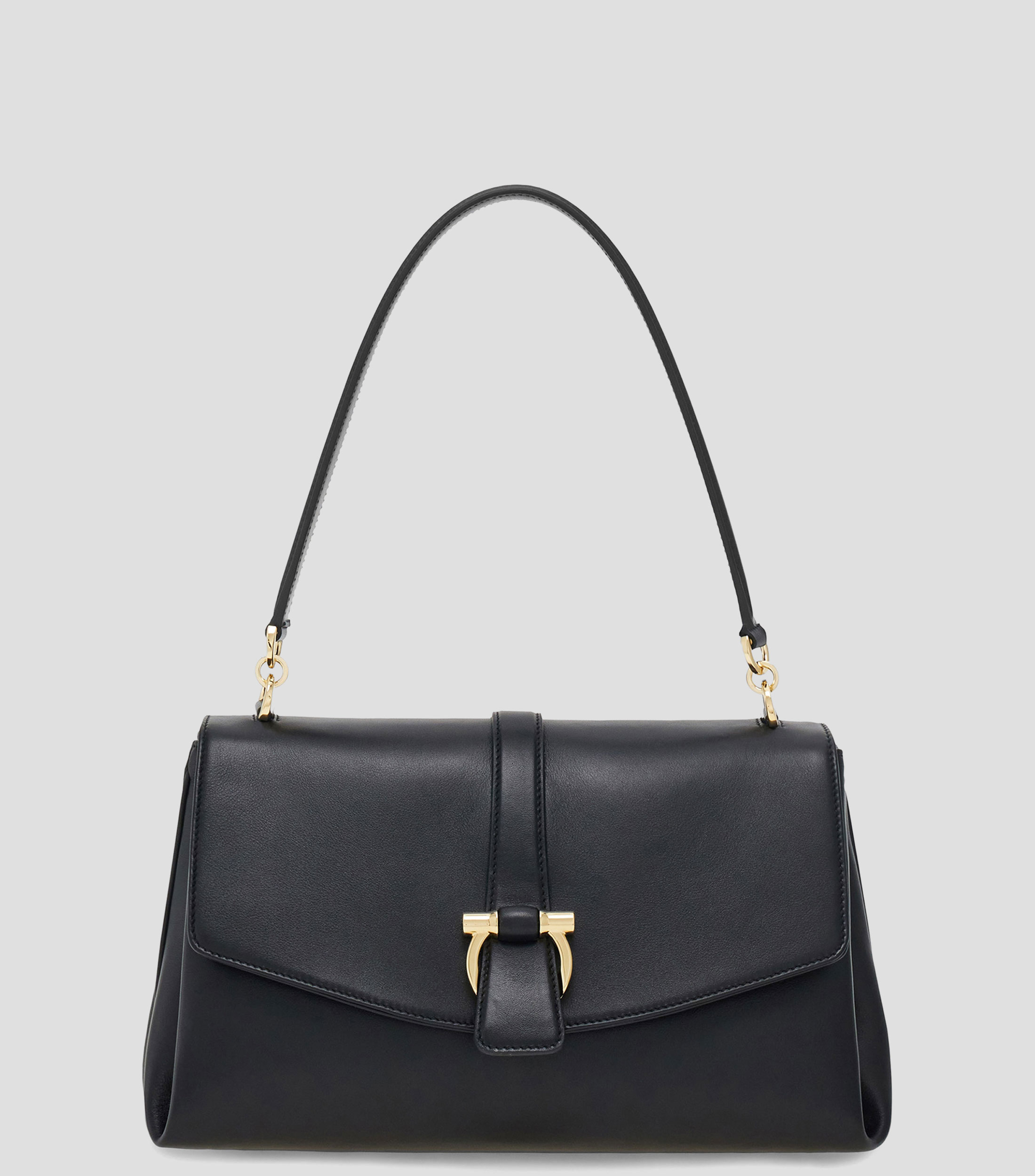 Bolsa shoulder con solapa Mujer