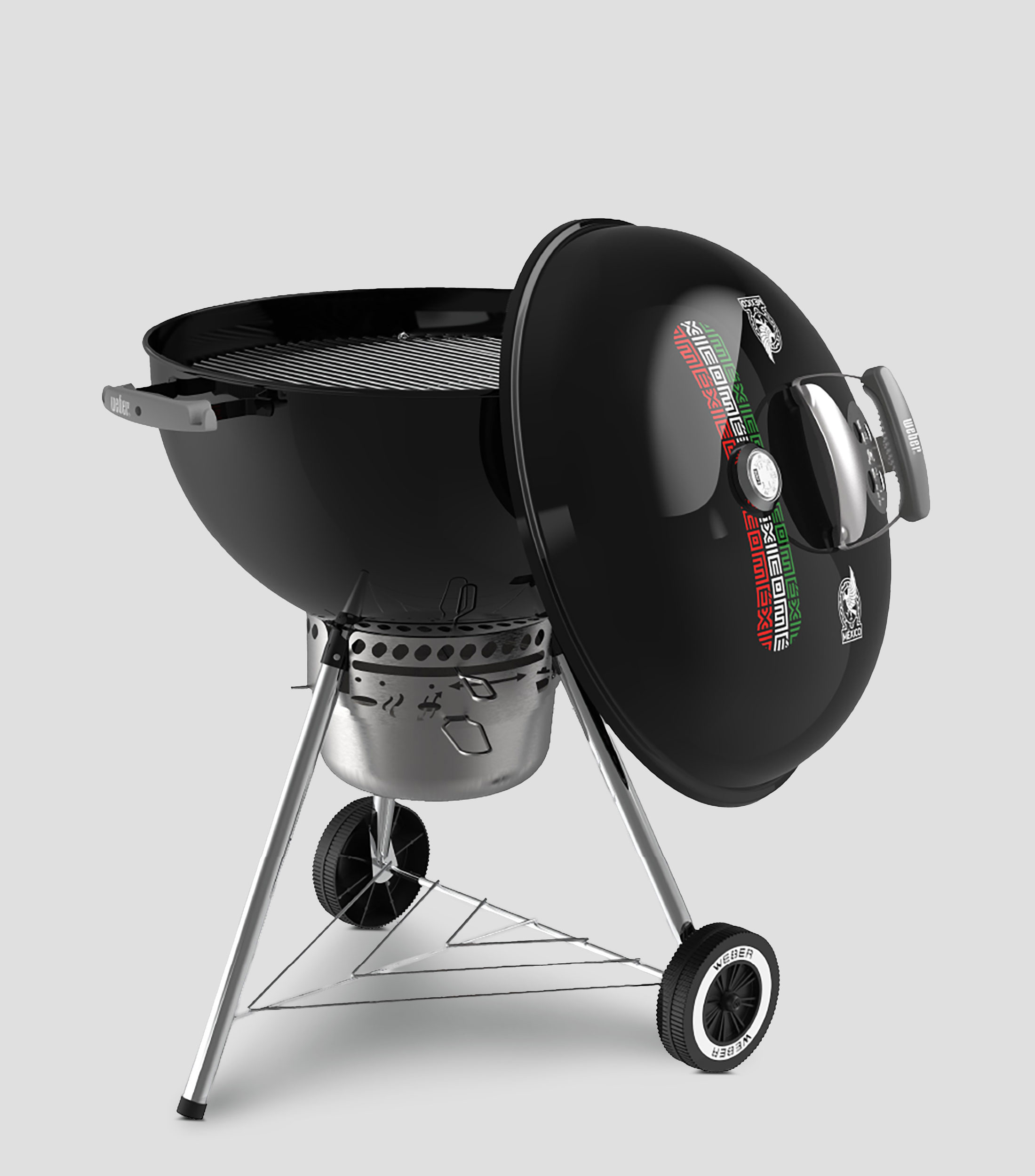Asador de Carbón Weber Kettle Edición Especial Futbol