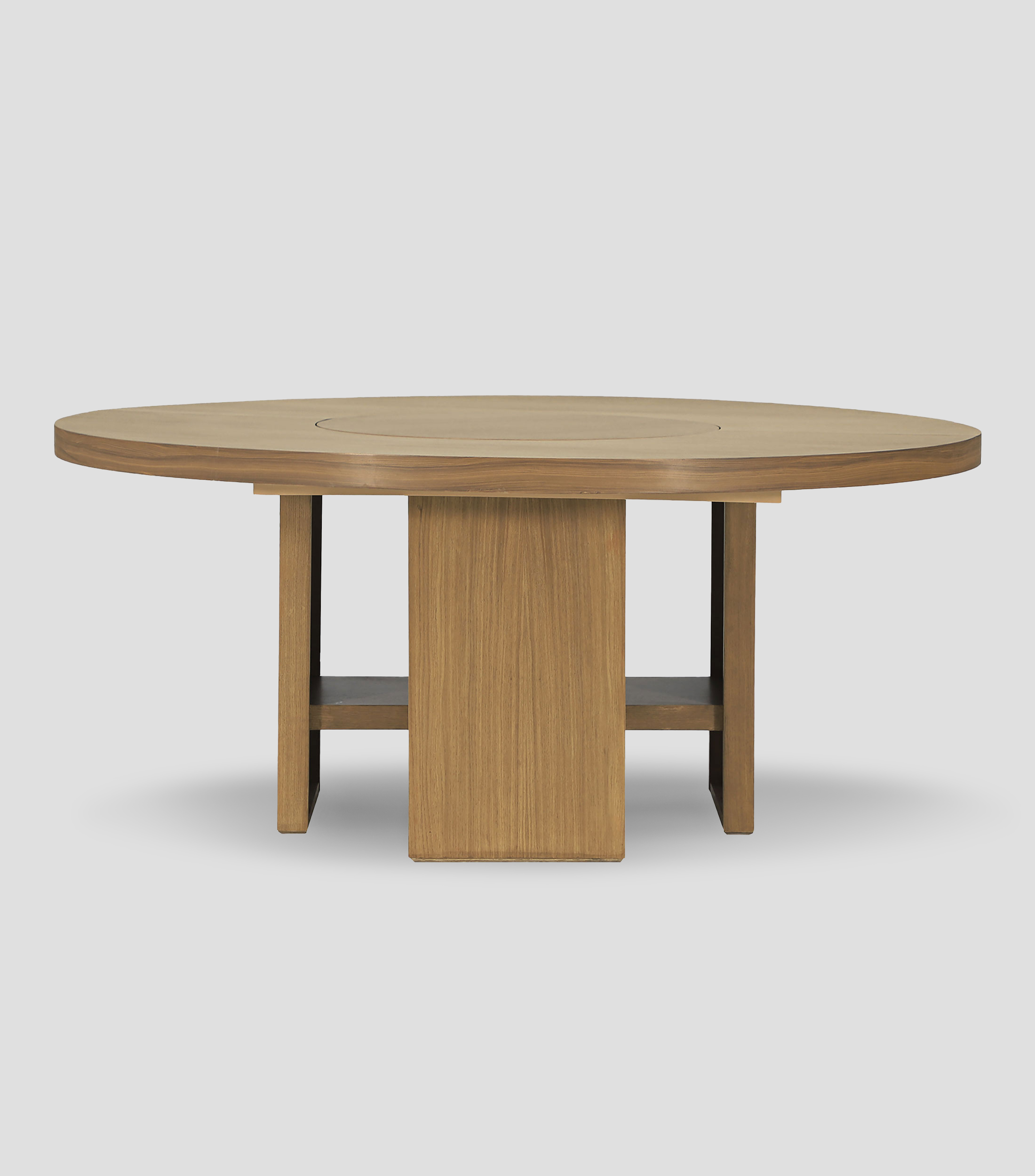 Mesa Dakota en madera de chapa de encino