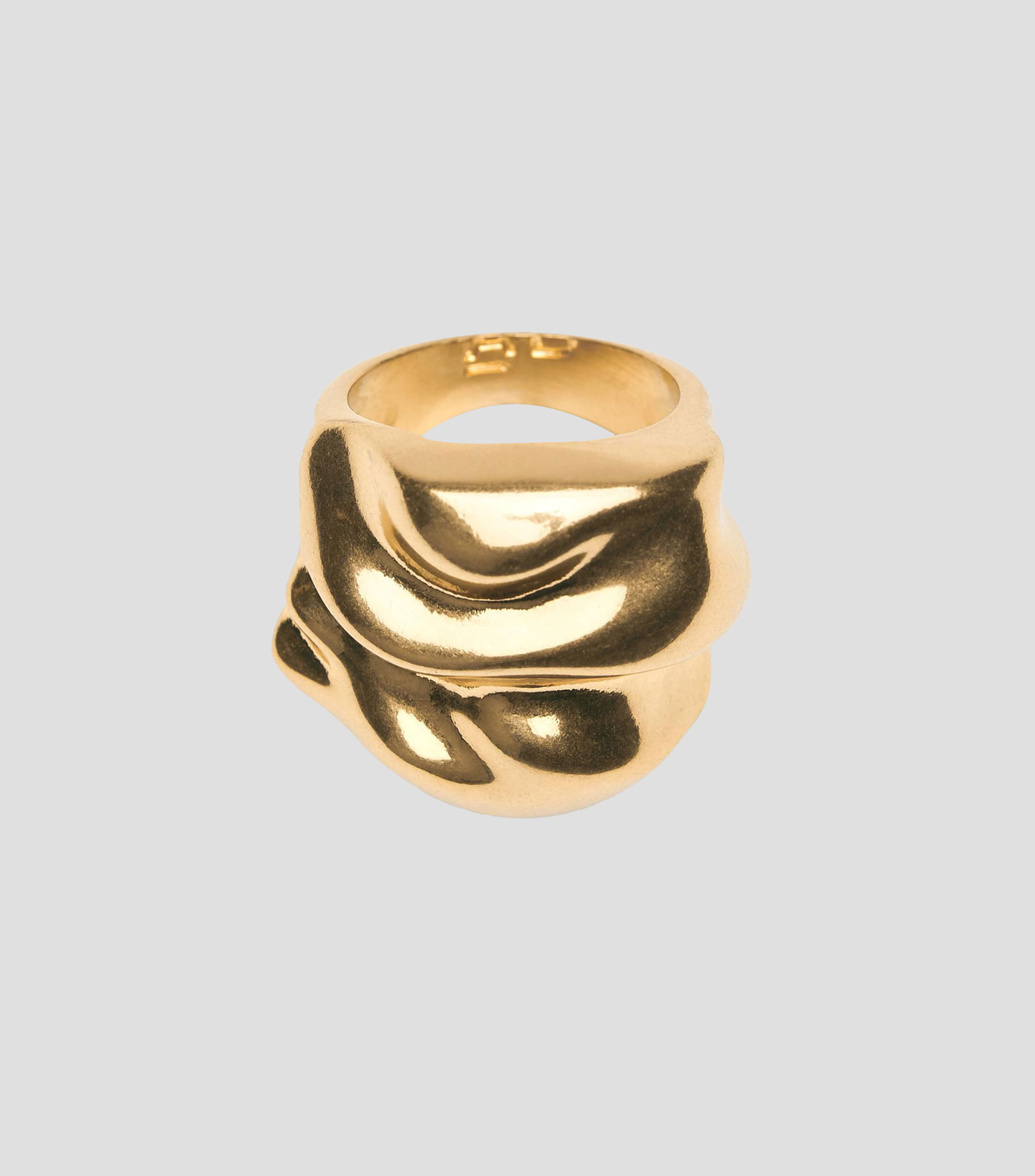 Anillo con relieve Mujer