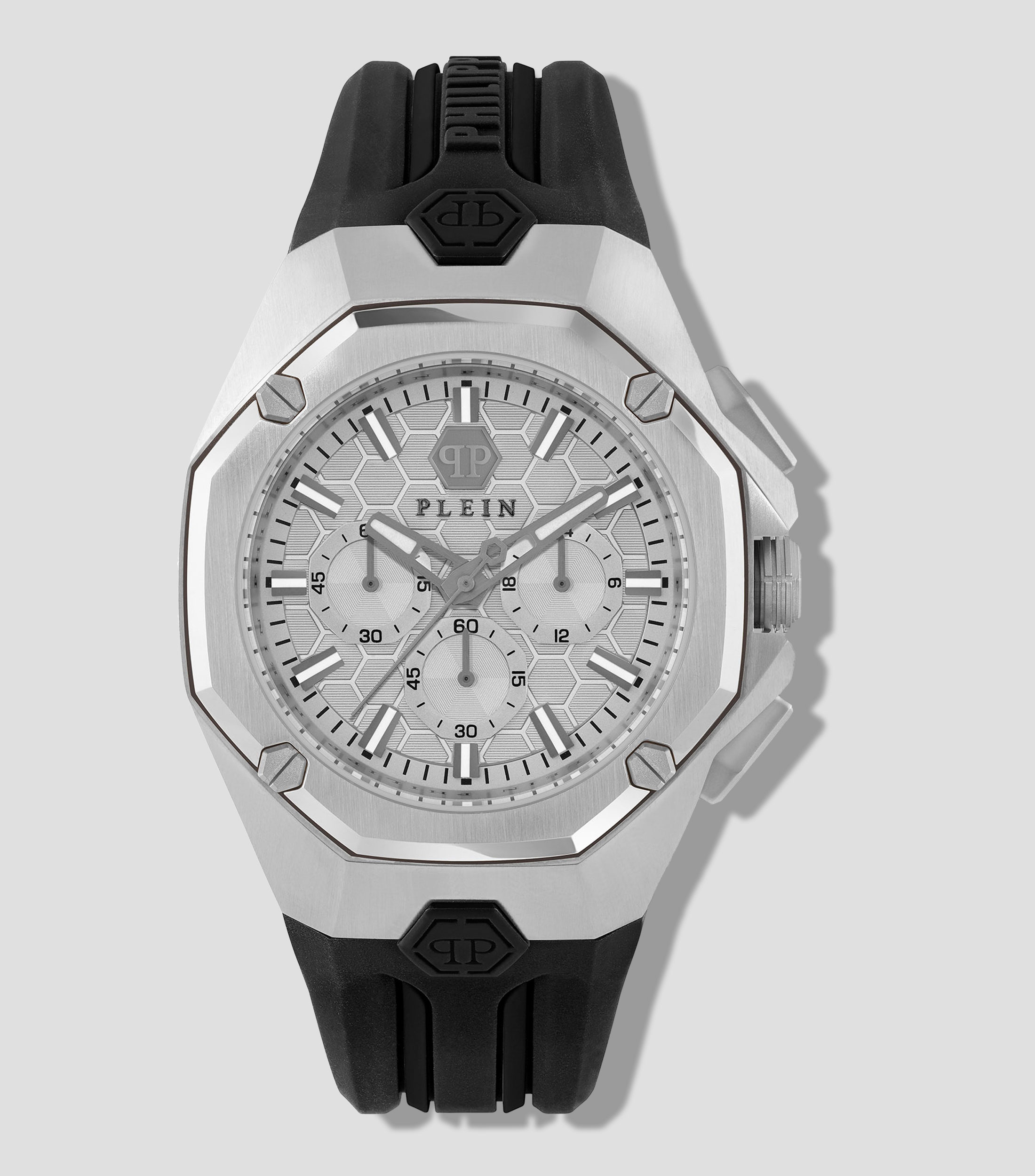 Reloj para Hombre Octagon casual plateado