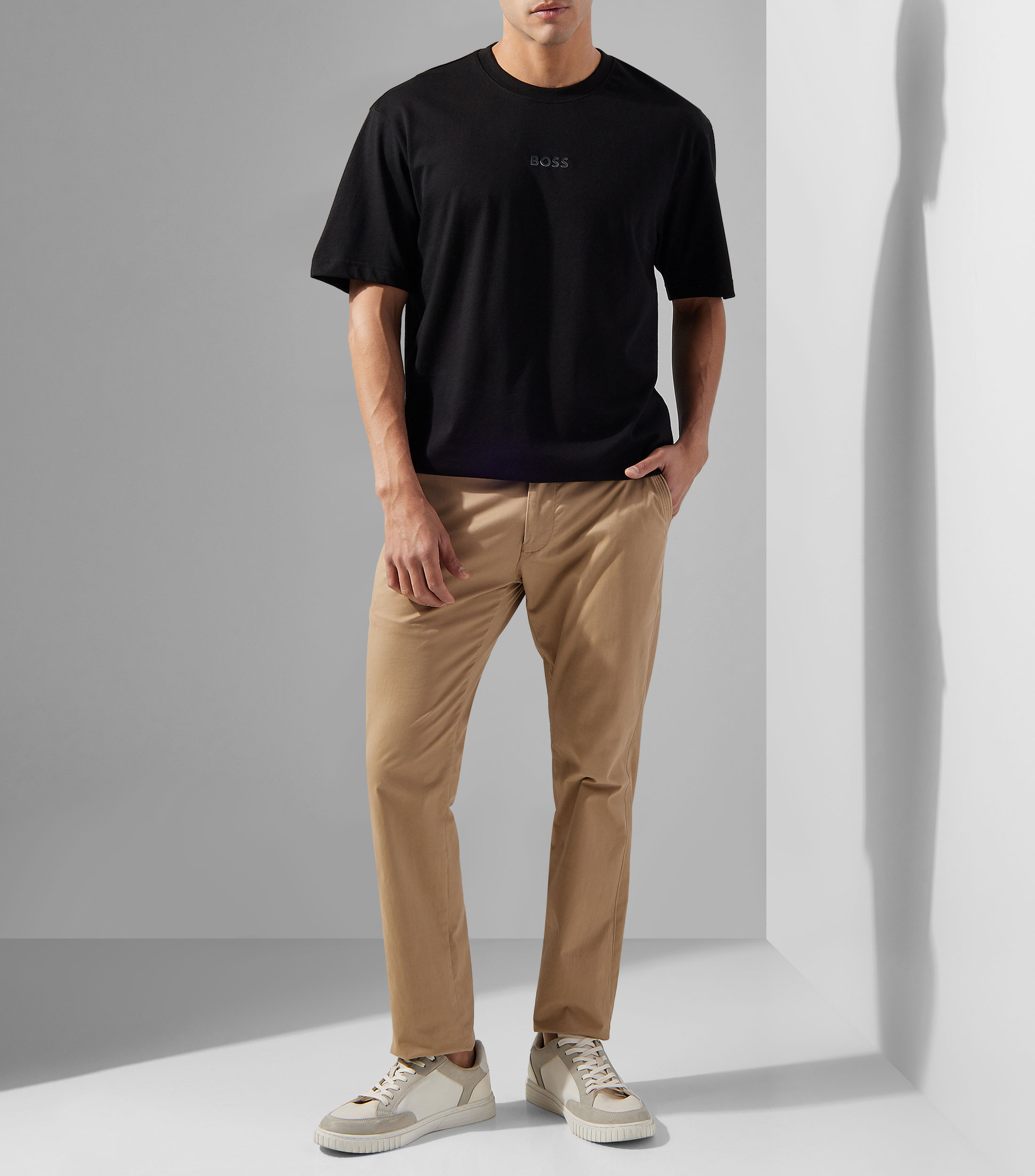 Playera cuello redondo manga corta Hombre