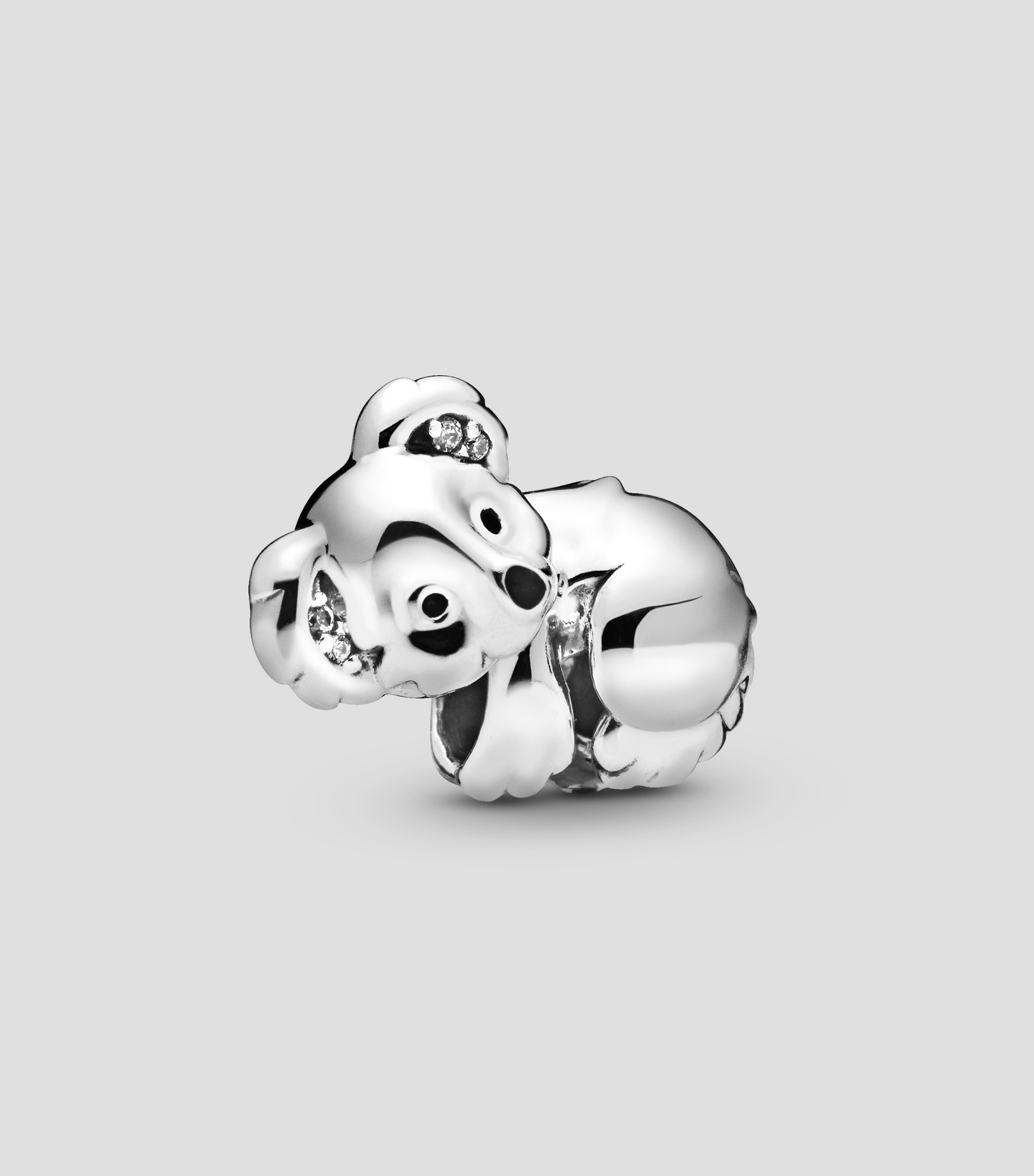 Charm en plata .925 Koala con circonitas Mujer