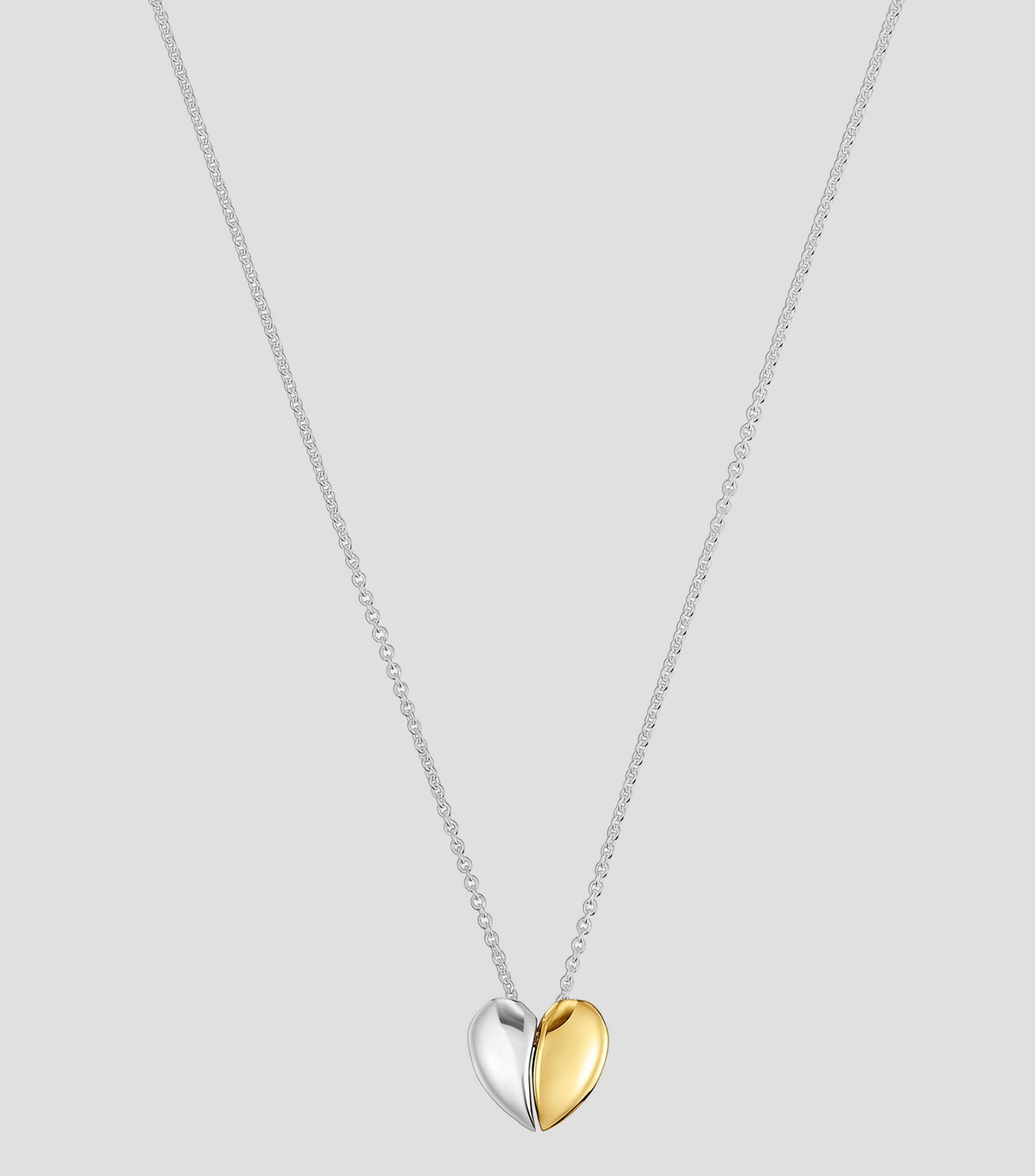 Collar My Other Half corazón en plata .925 Mujer