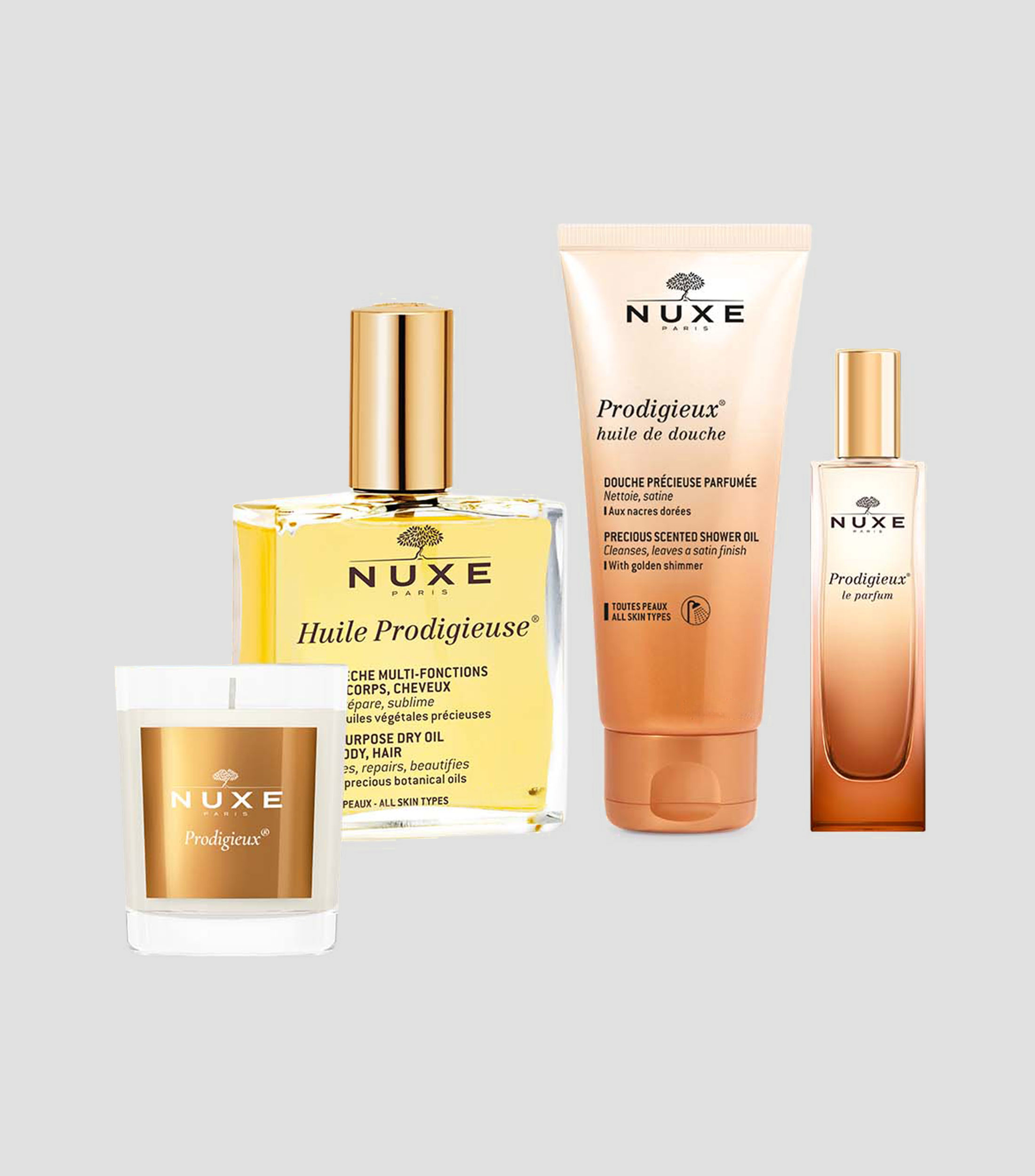 Set rutina completa prodigieux con huile prodigieuse Unisex