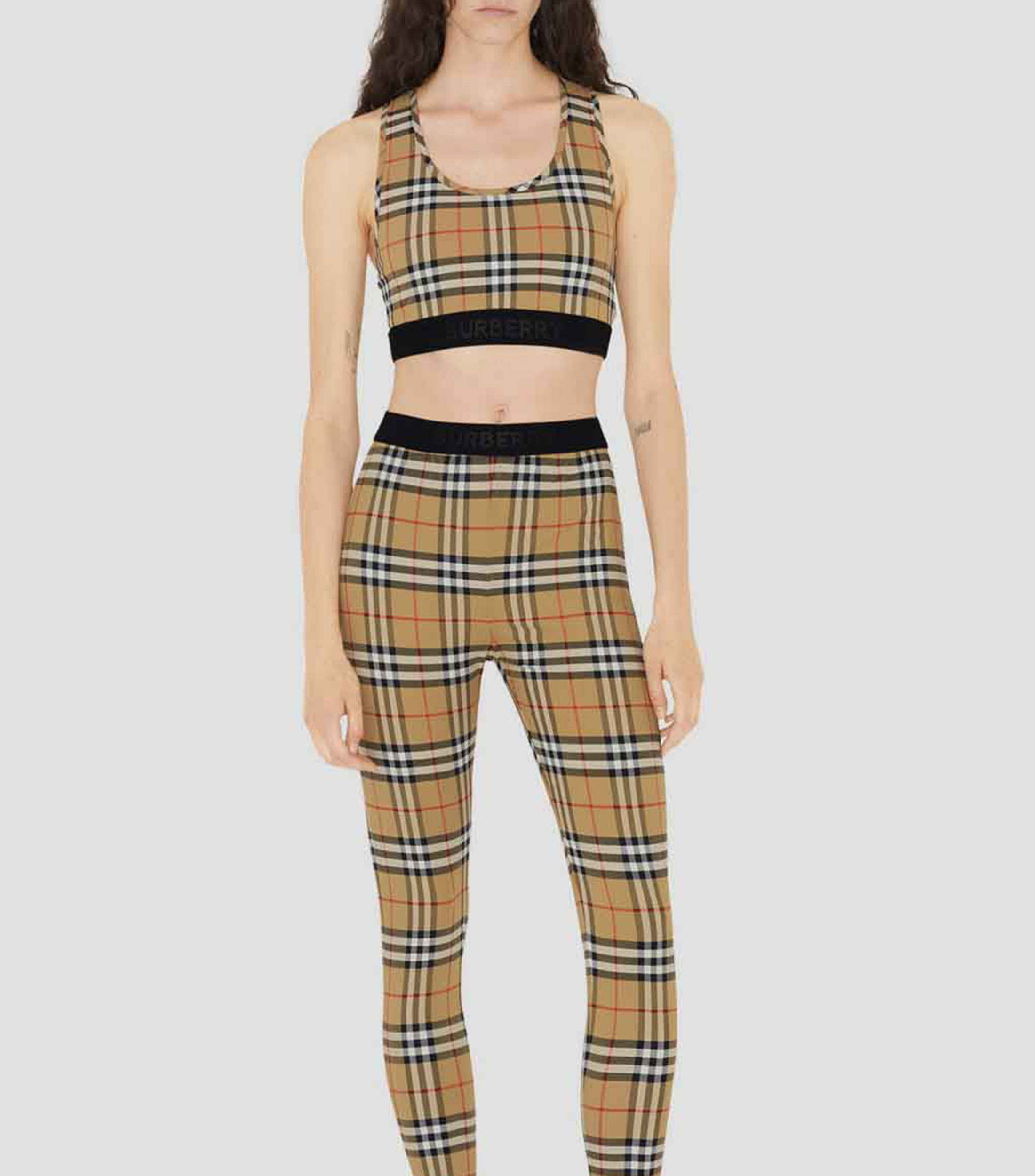 Top a cuadros vintage checks Mujer