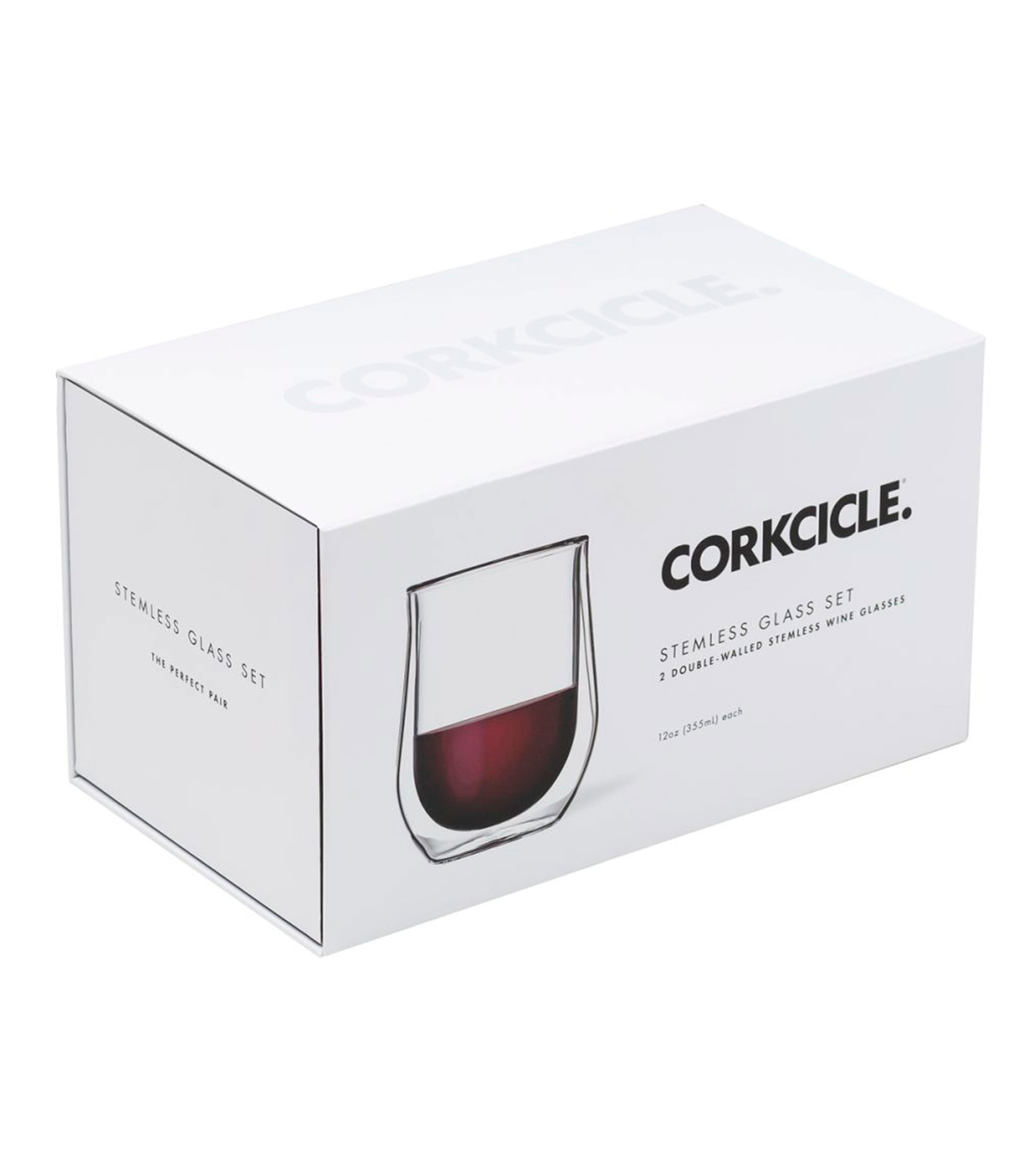 Set 2 Vasos para Vino con Doble Pared
