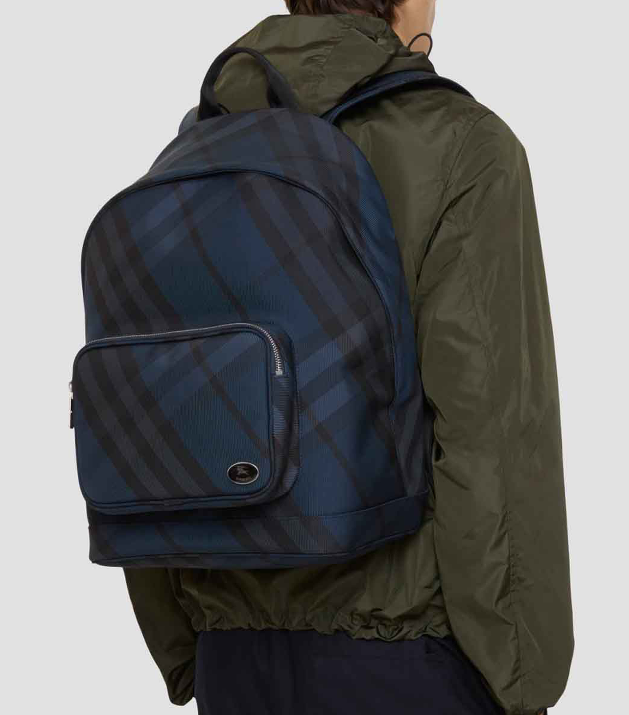 Mochila con cuadros Hombre