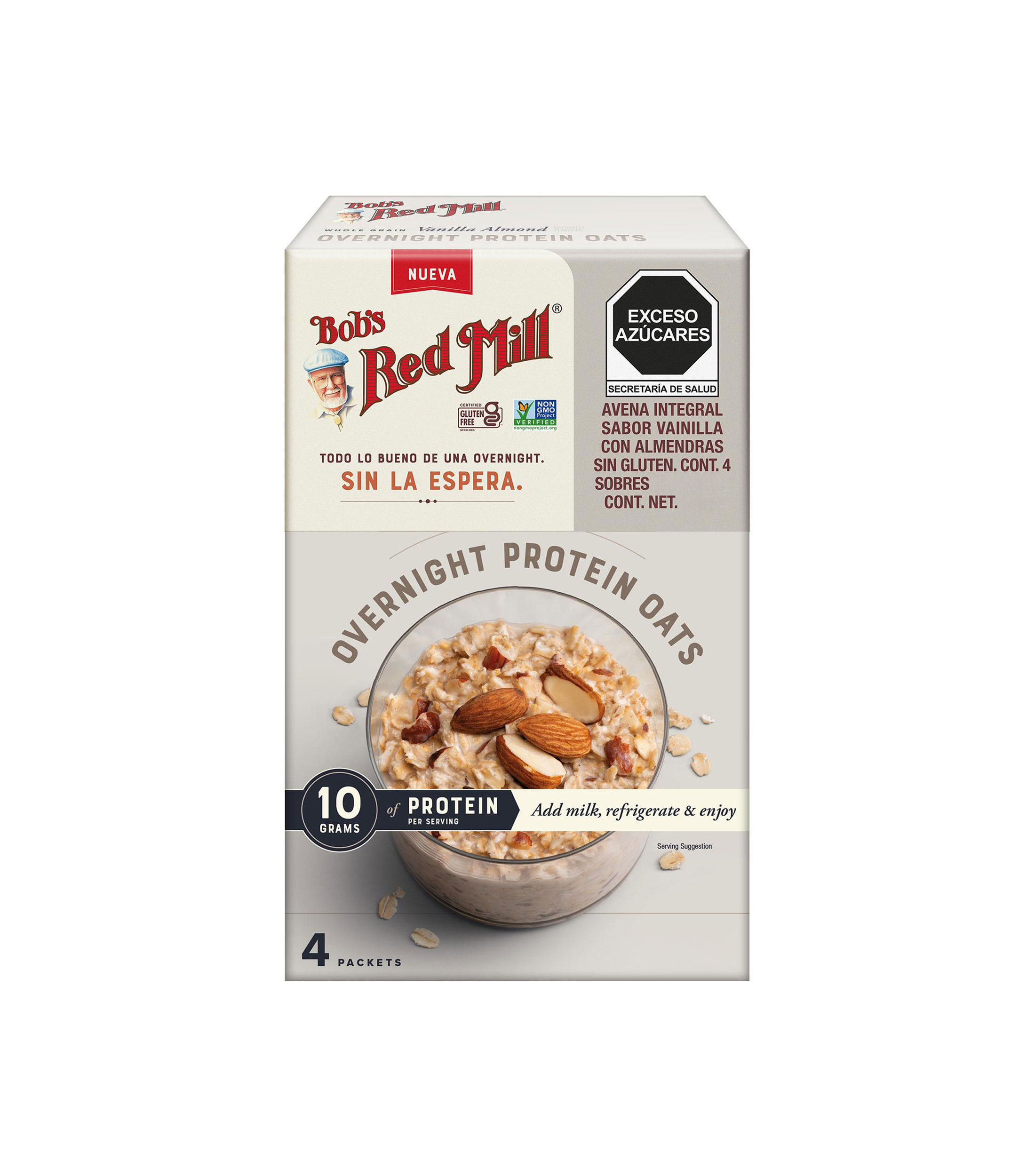 Avena Integral Sabor Vainilla, 240 g