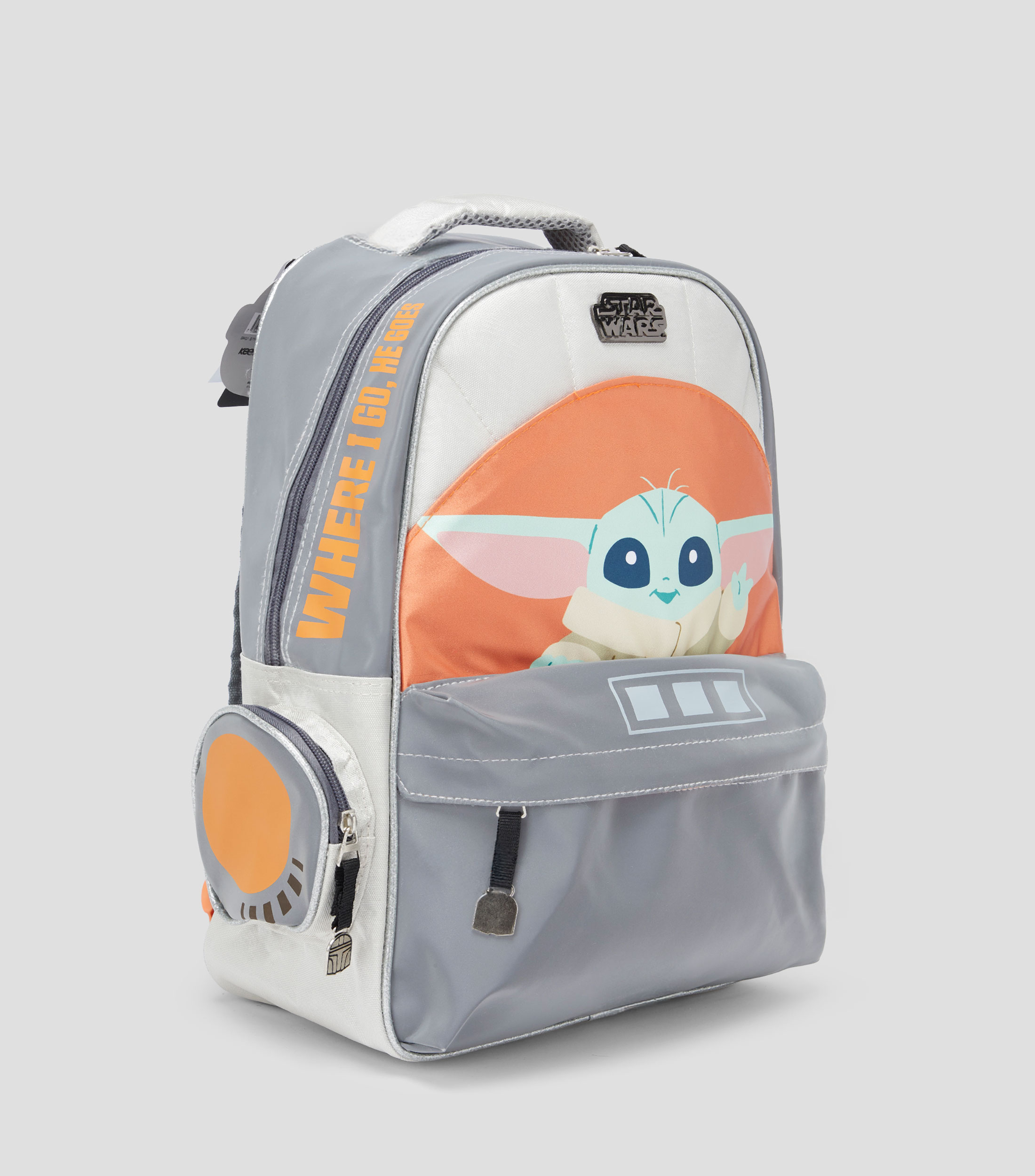 Set de mochila y Lapicera Star Wars The Mandalorian Niño