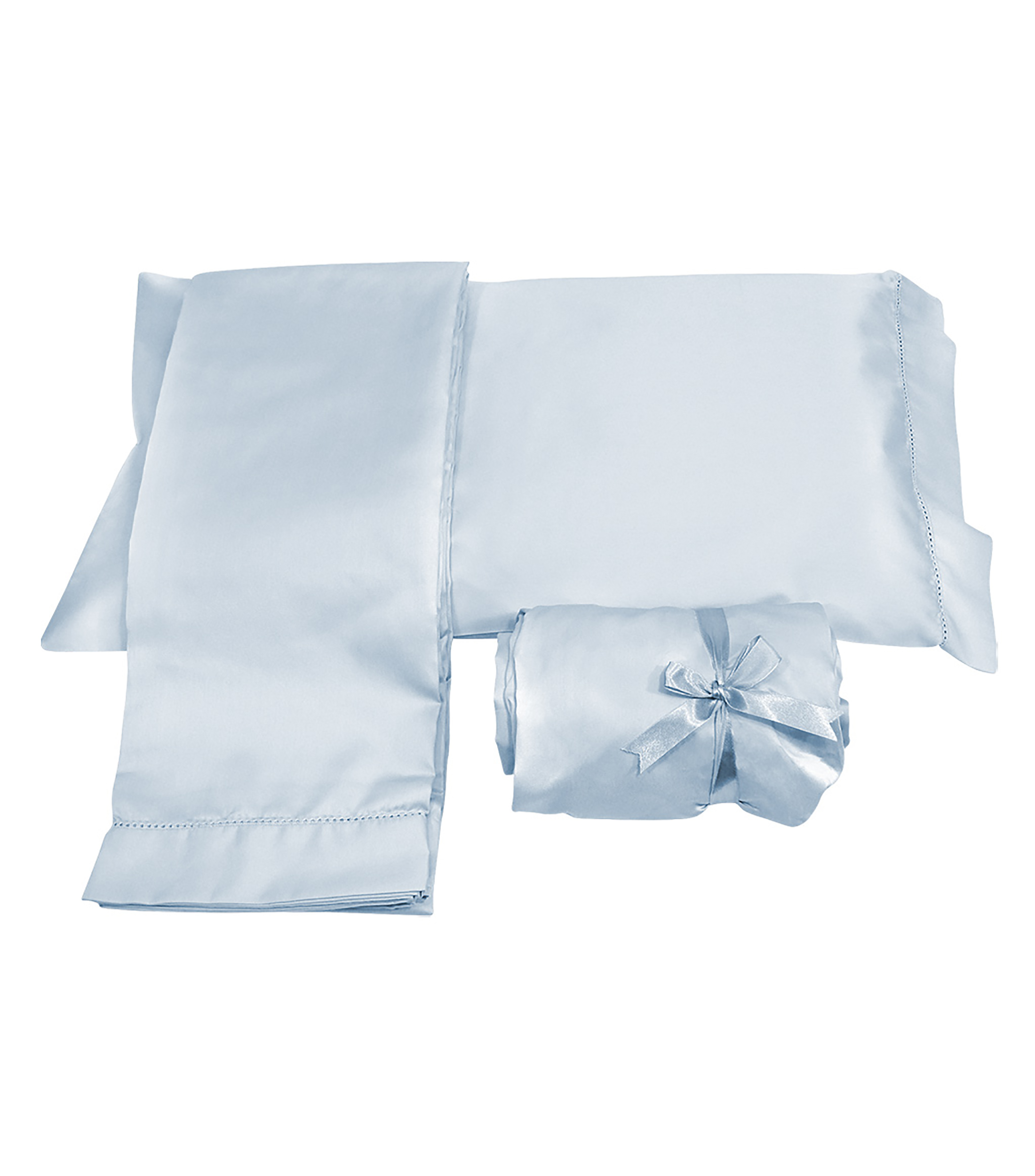Juego de Sábanas Sateen azul Estándar