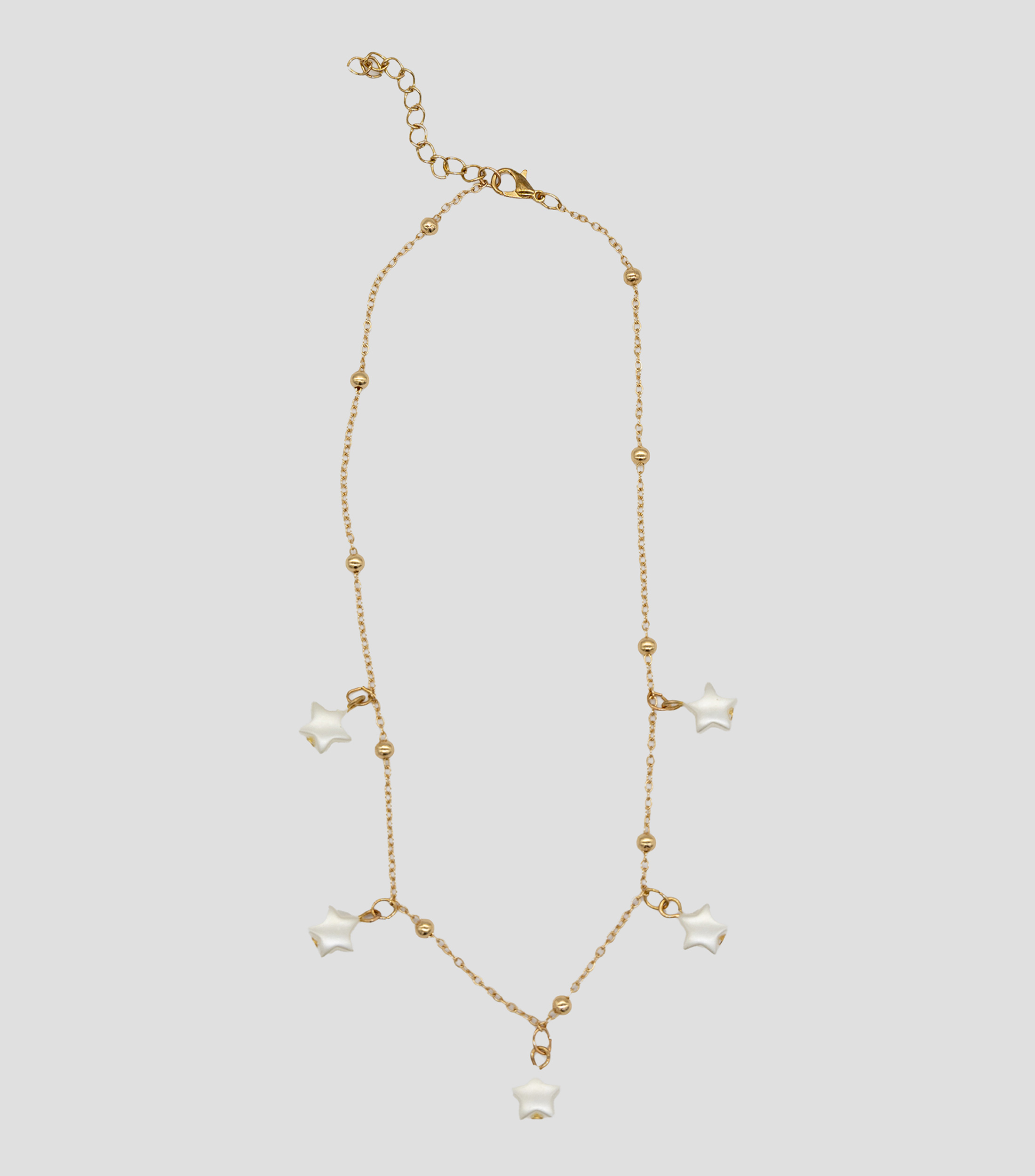 Collar corto con estrellas Mujer