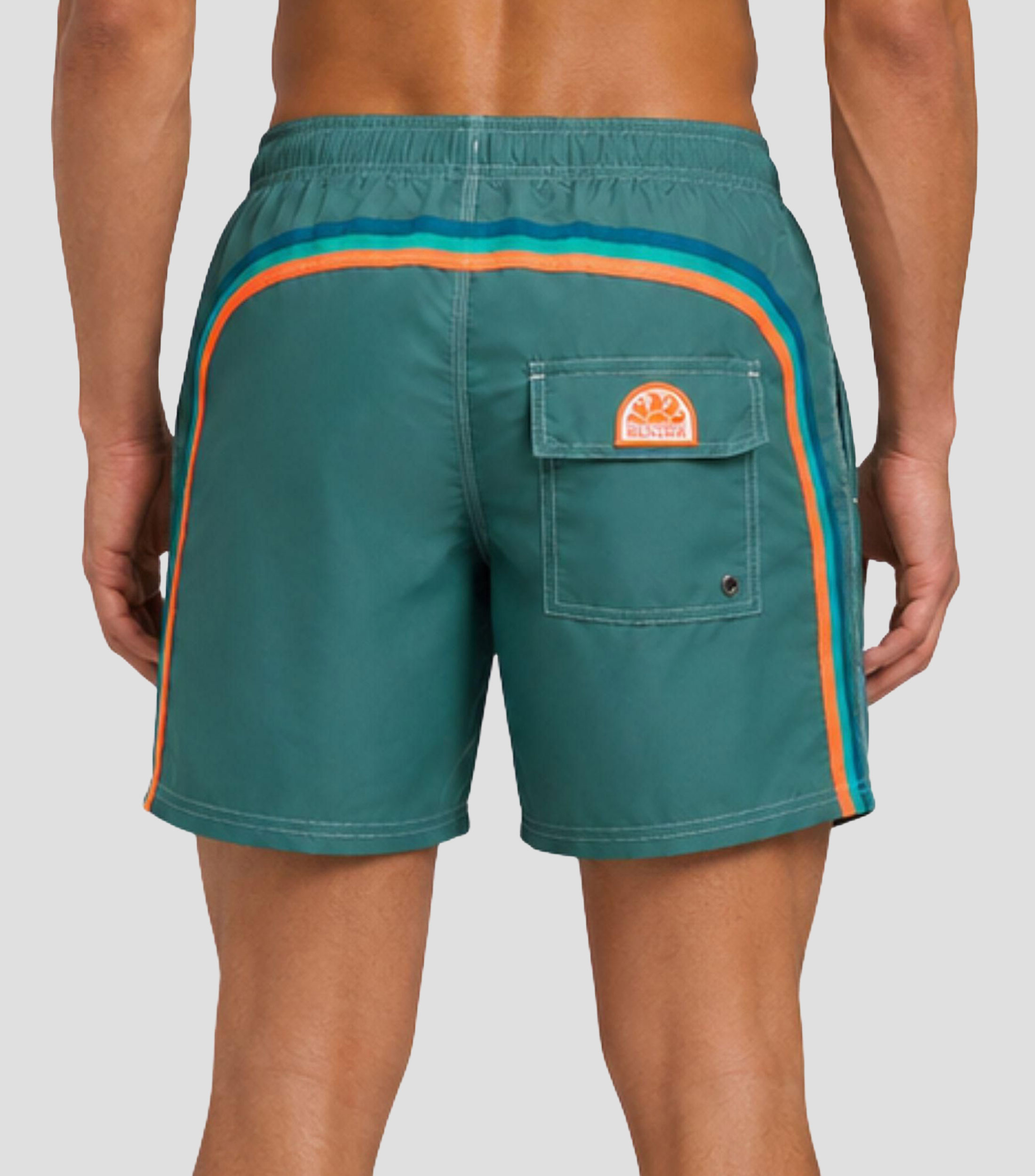 Traje de Baño corto liso Hombre
