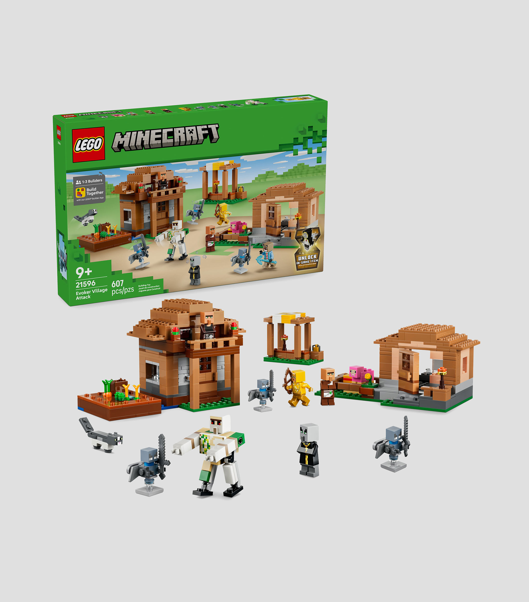 Lego Minecraft Ataque del Evocador a la Aldea 21596