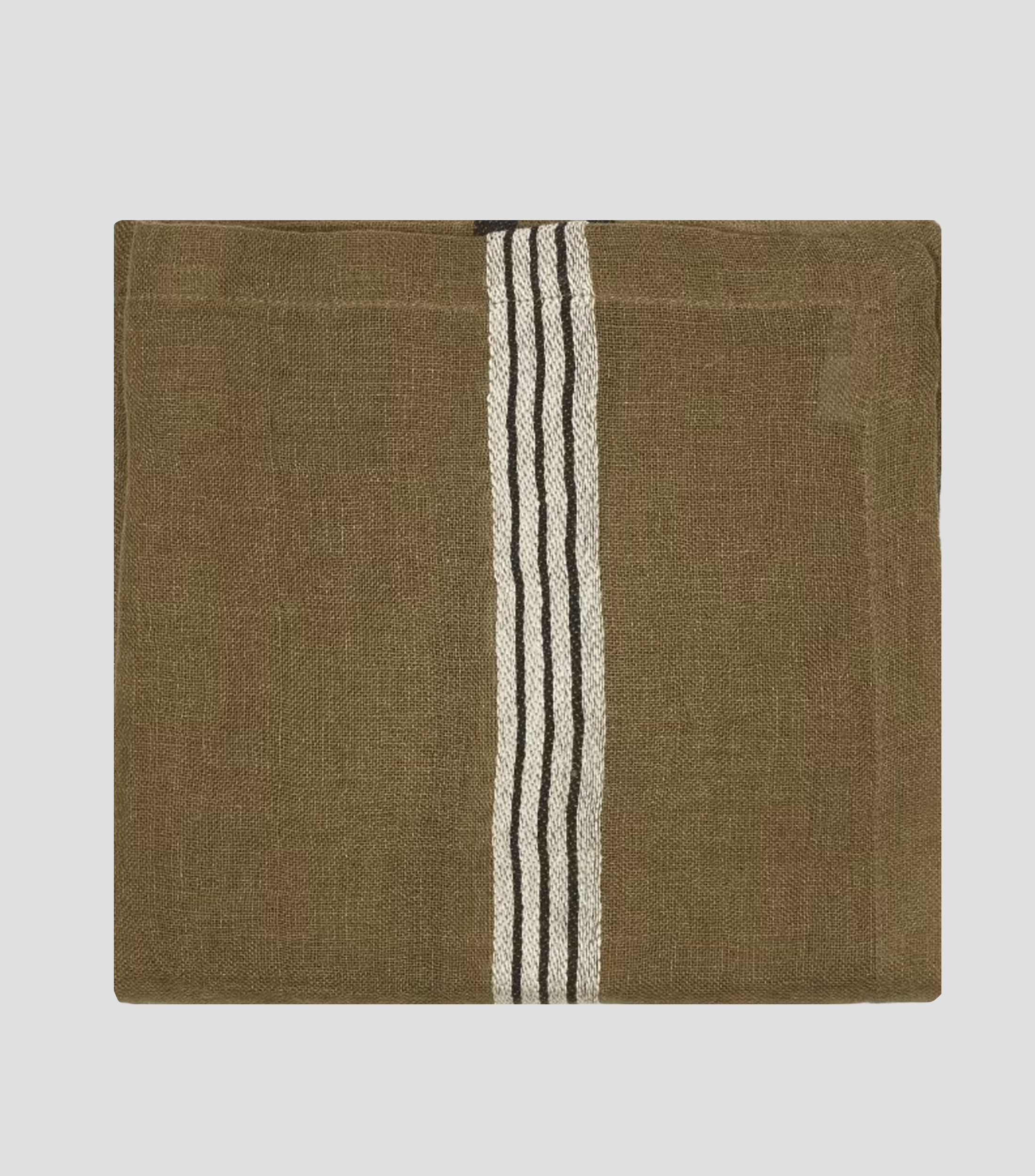 Servilleta Locomotive café con rayas