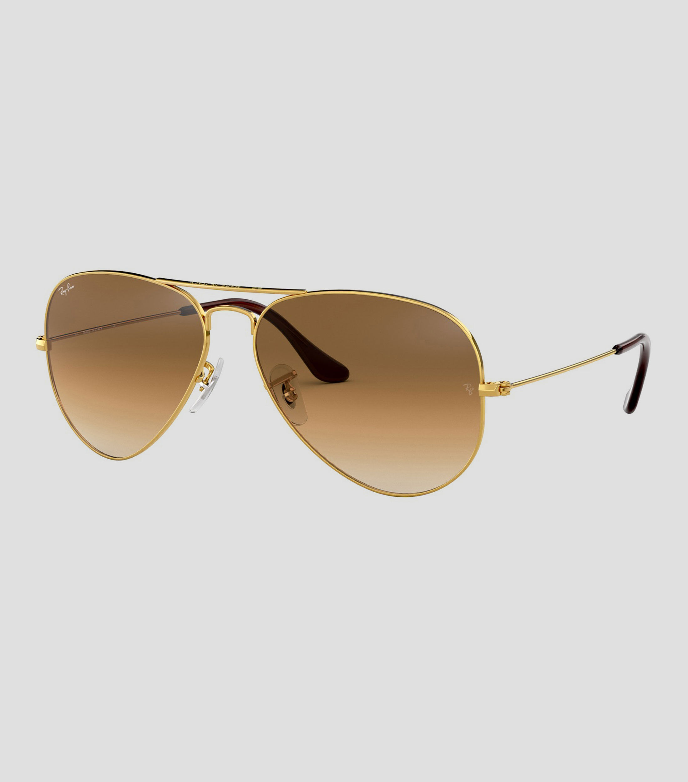 Lentes de sol Aviador Gradient dorados Unisex