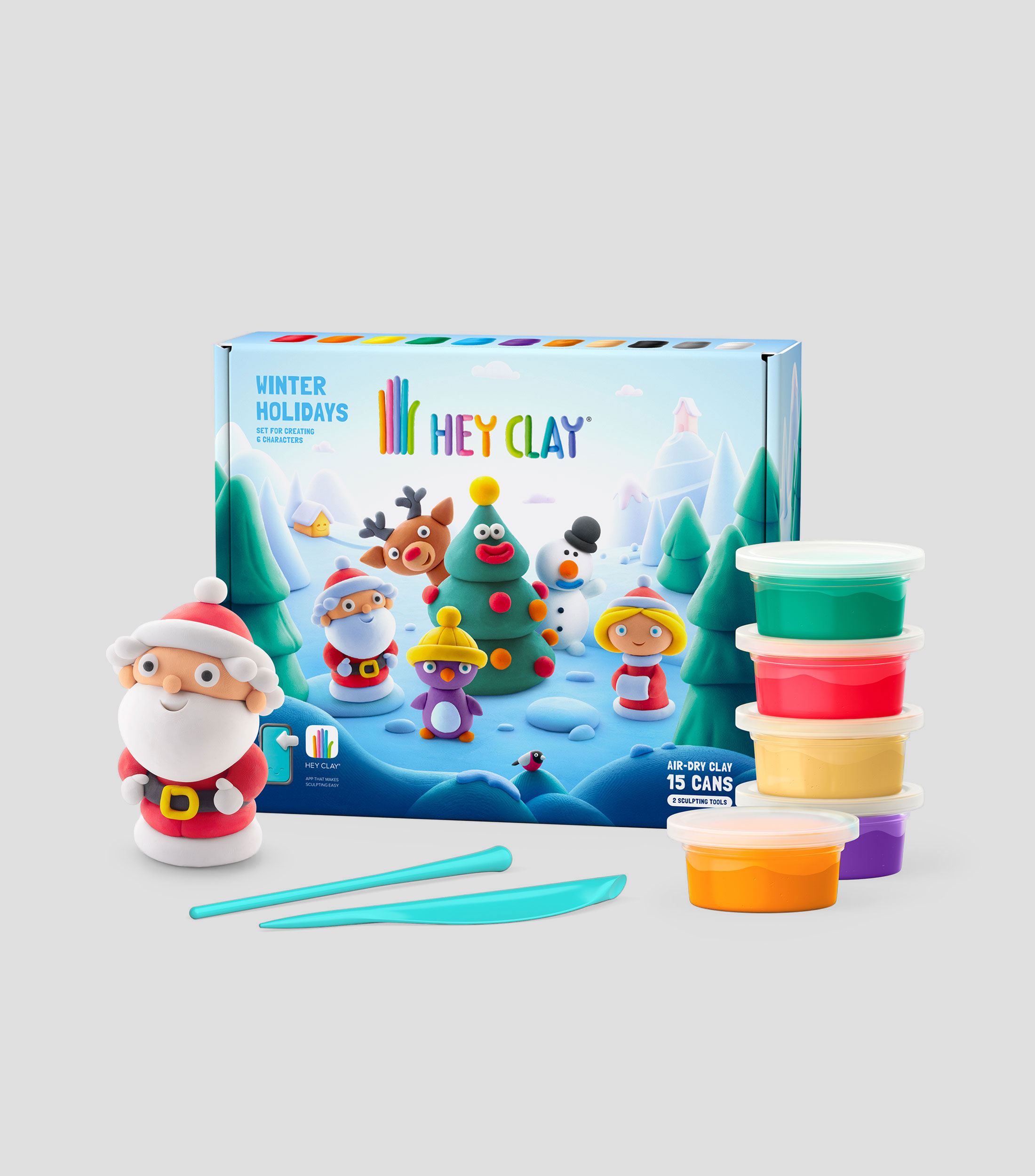 Playset de arcilla Winter Holidays