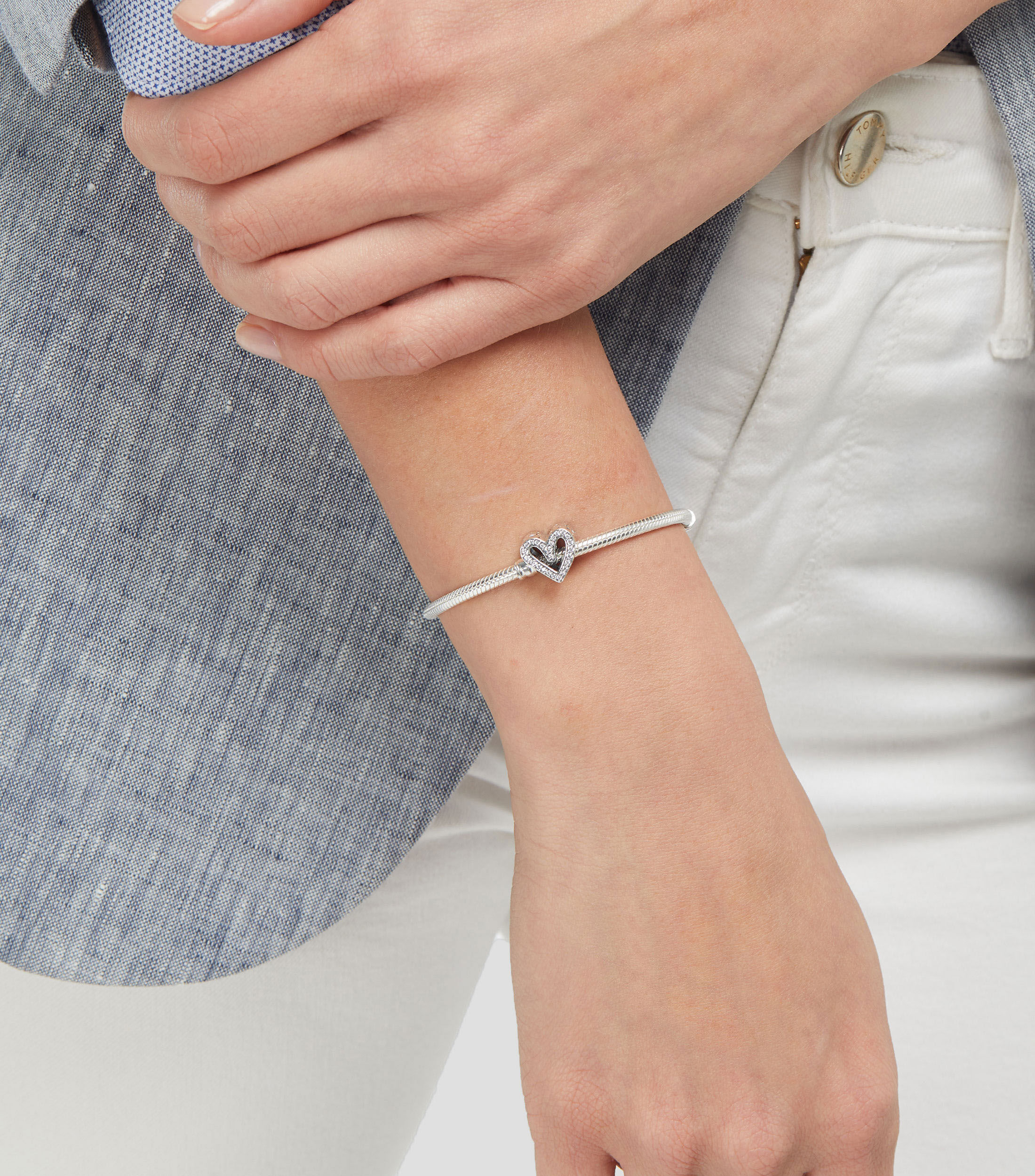 Charm Corazón en Plata .925 Pandora Moments Mujer