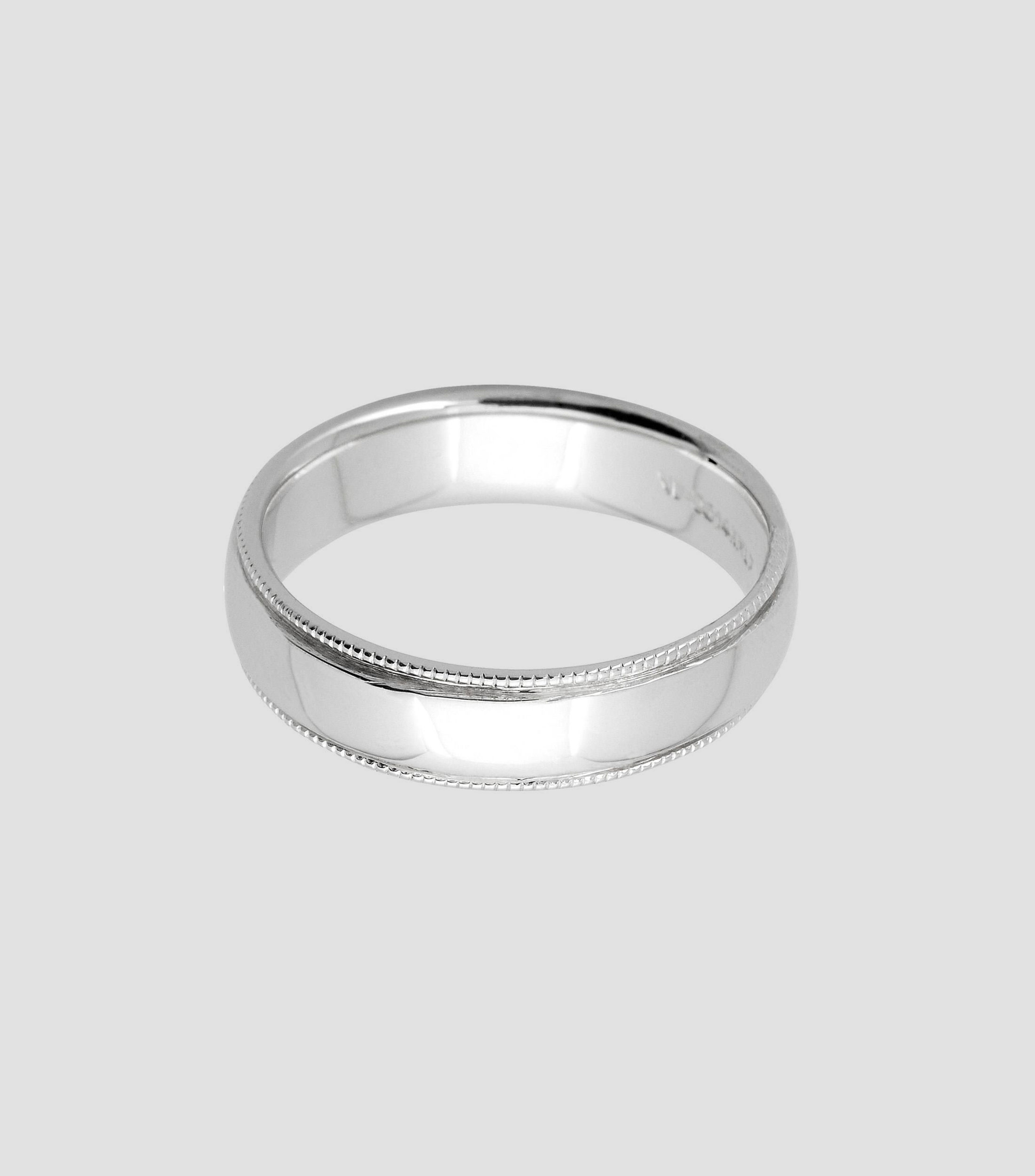 Anillo en oro blanco de 14 kilates Mujer