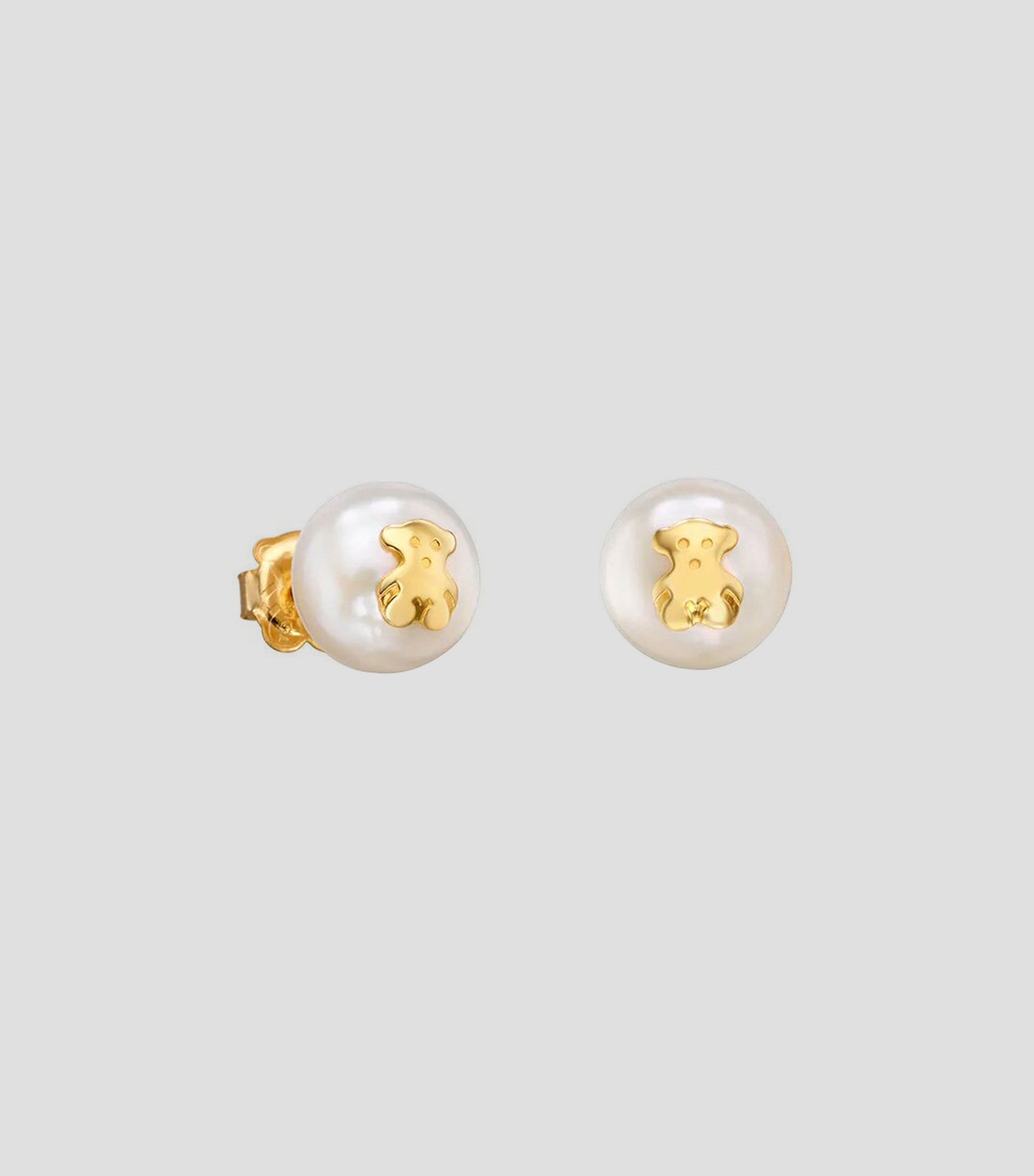 Aretes en oro amarillo 18 Kts Mujer