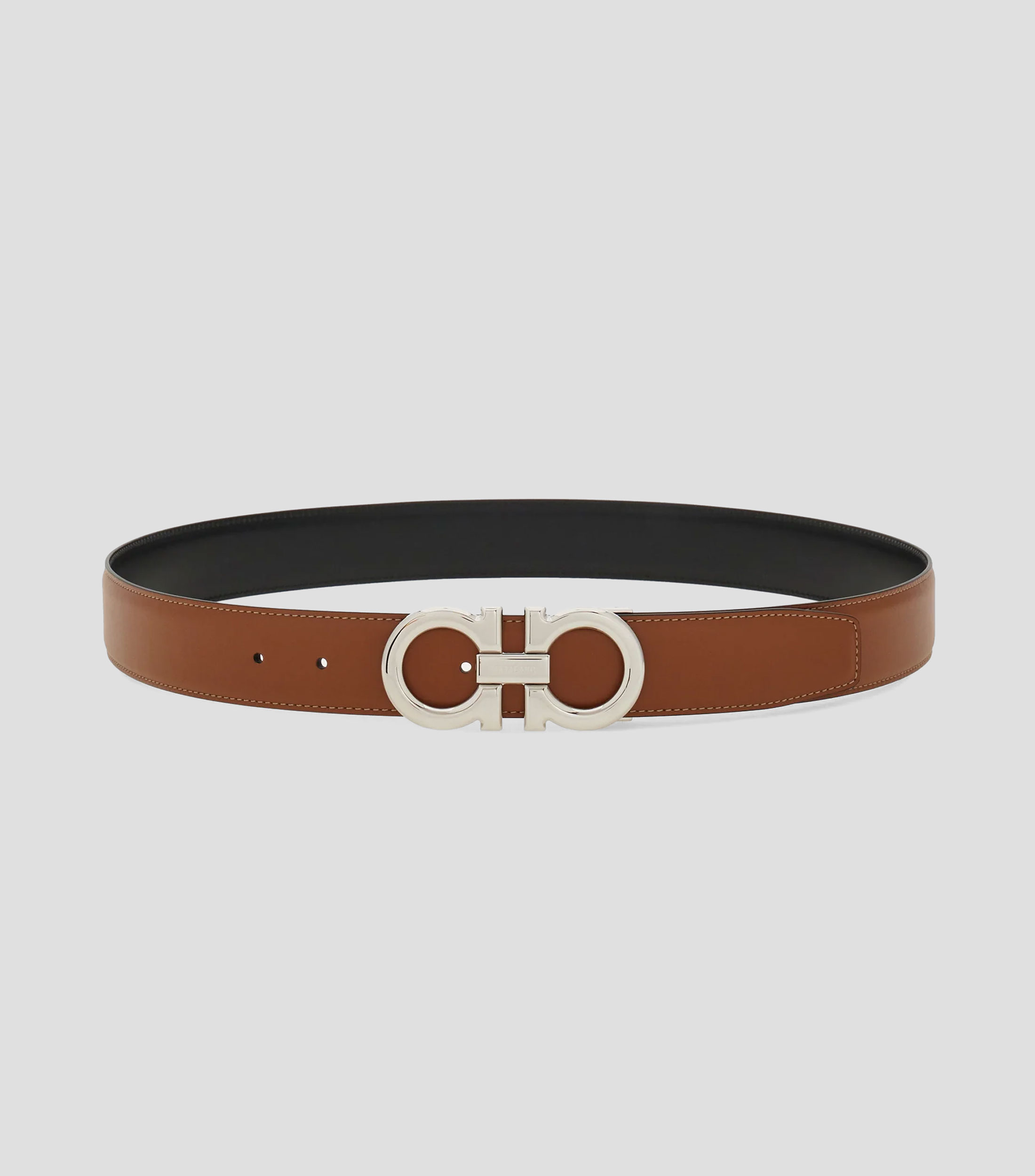 Cinturón reversible y ajustable Gancini Hombre
