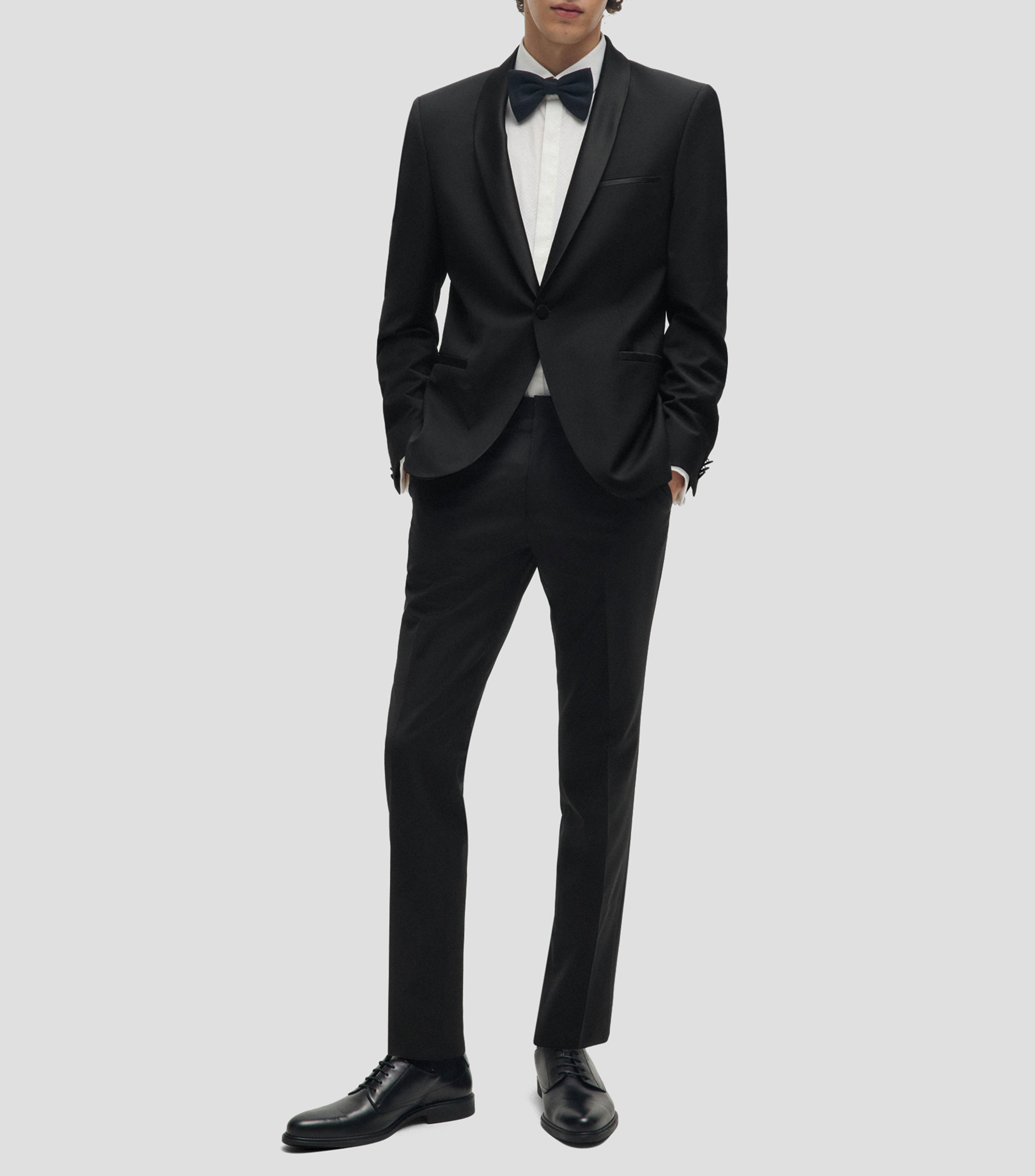 Saco de esmoquin slim de mezcla de lana Hombre