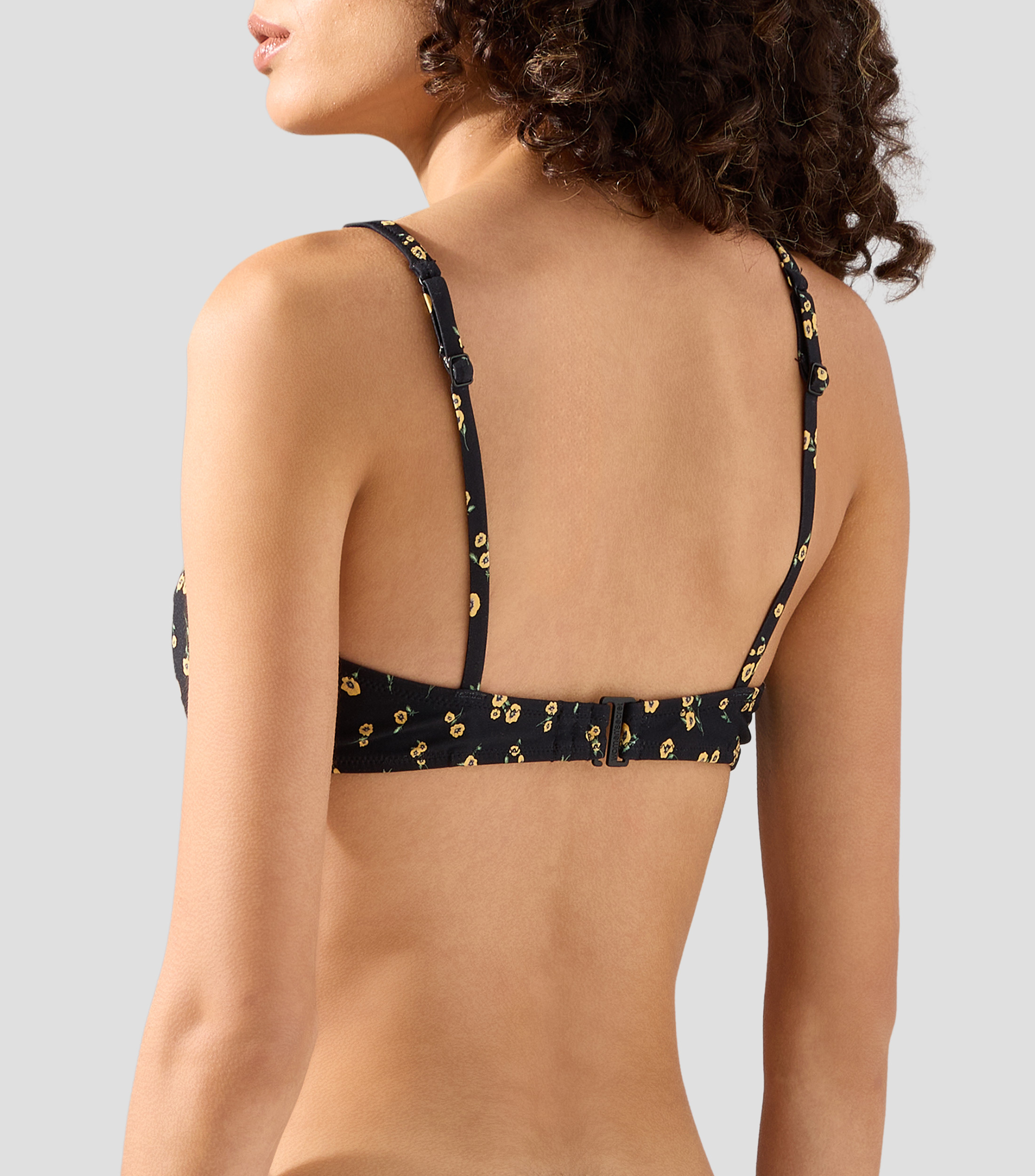 Bikini top con estampado Mujer