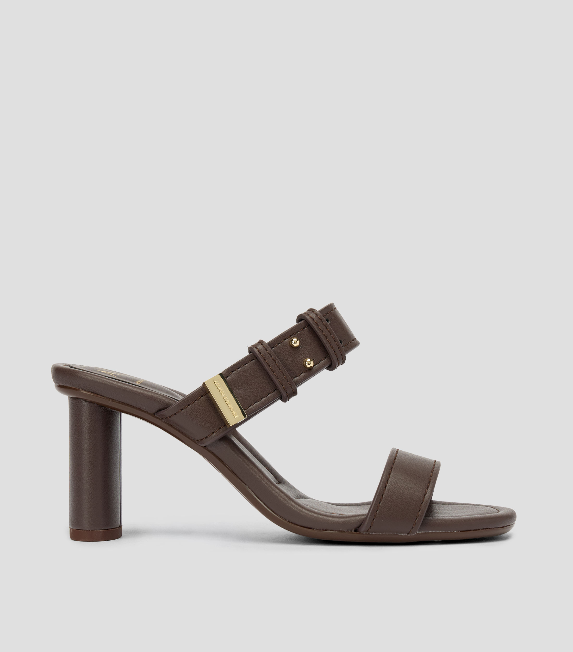 Sandalias tacón mediano ancho Mujer
