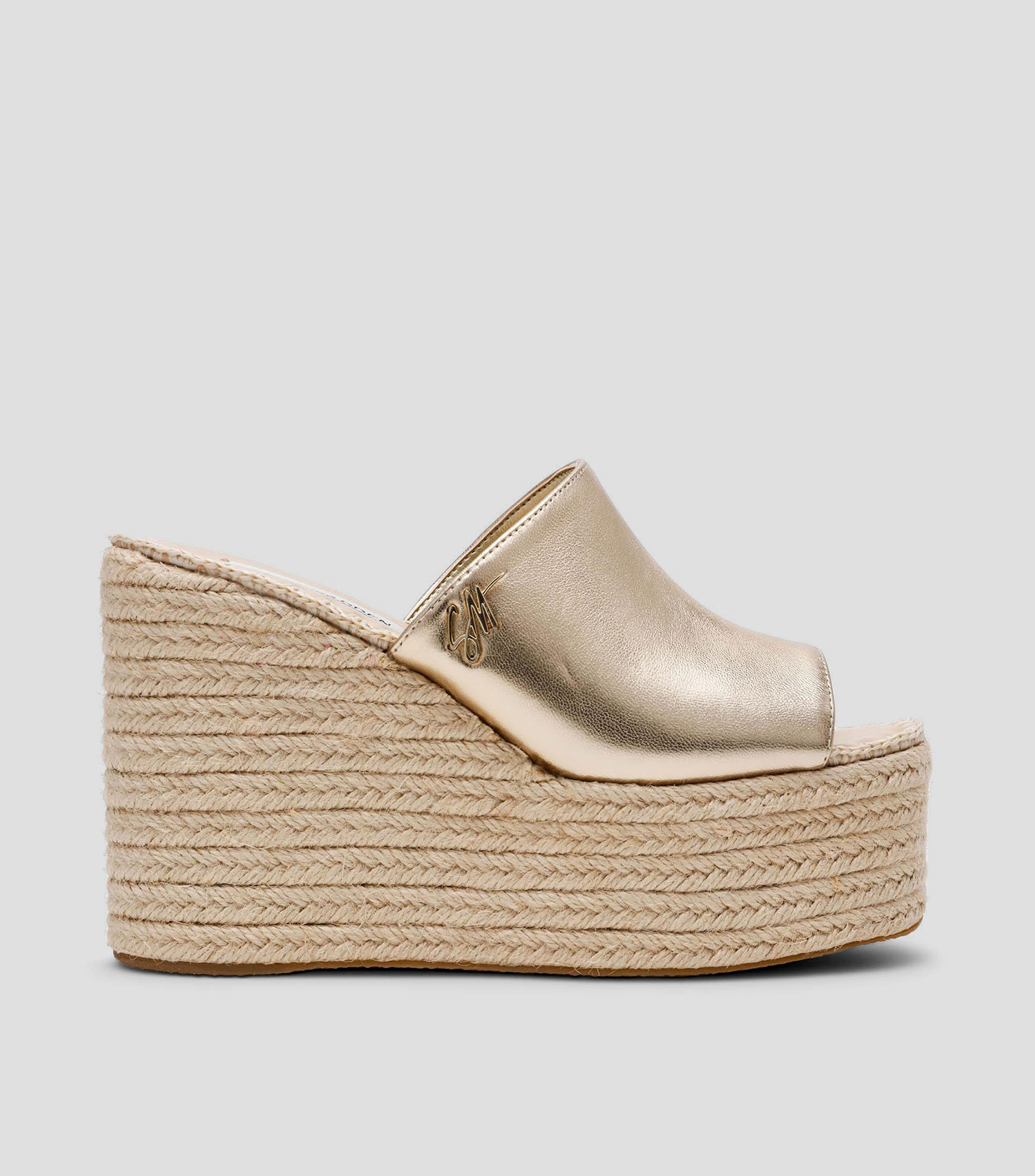 Alpargatas slip on Cruzur con plataforma cuña alta Mujer