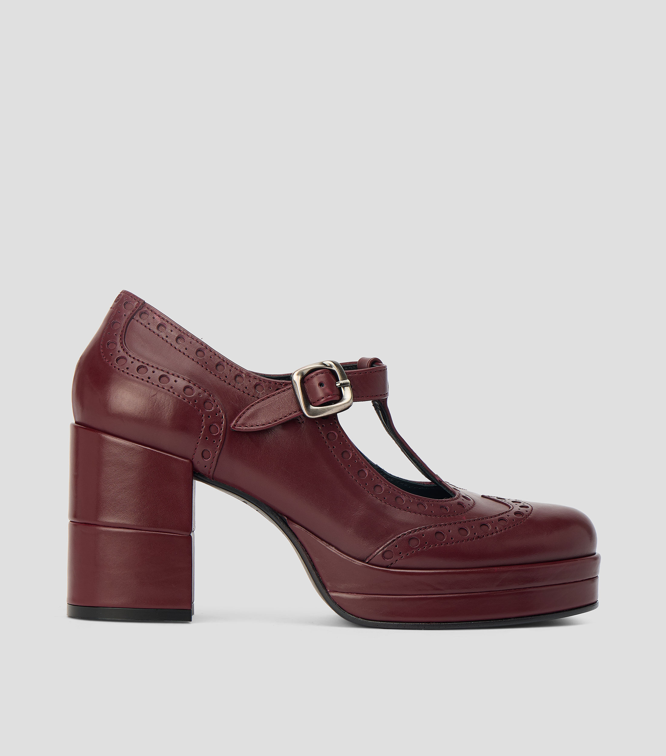 Zapatillas pump Brisa con tacón alto ancho Mujer