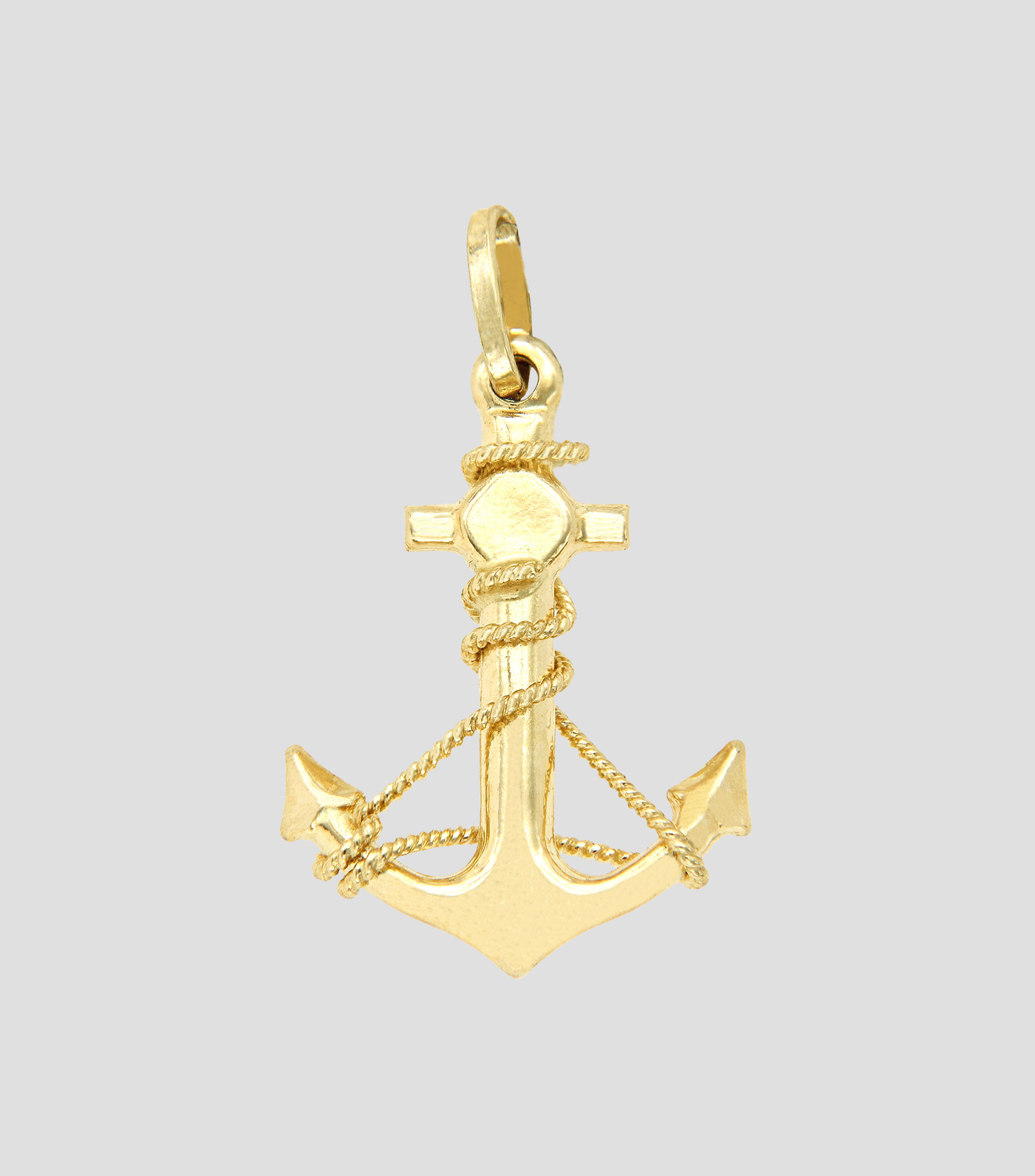 Dije ancla en oro de 14 kilates Dinasti Unisex