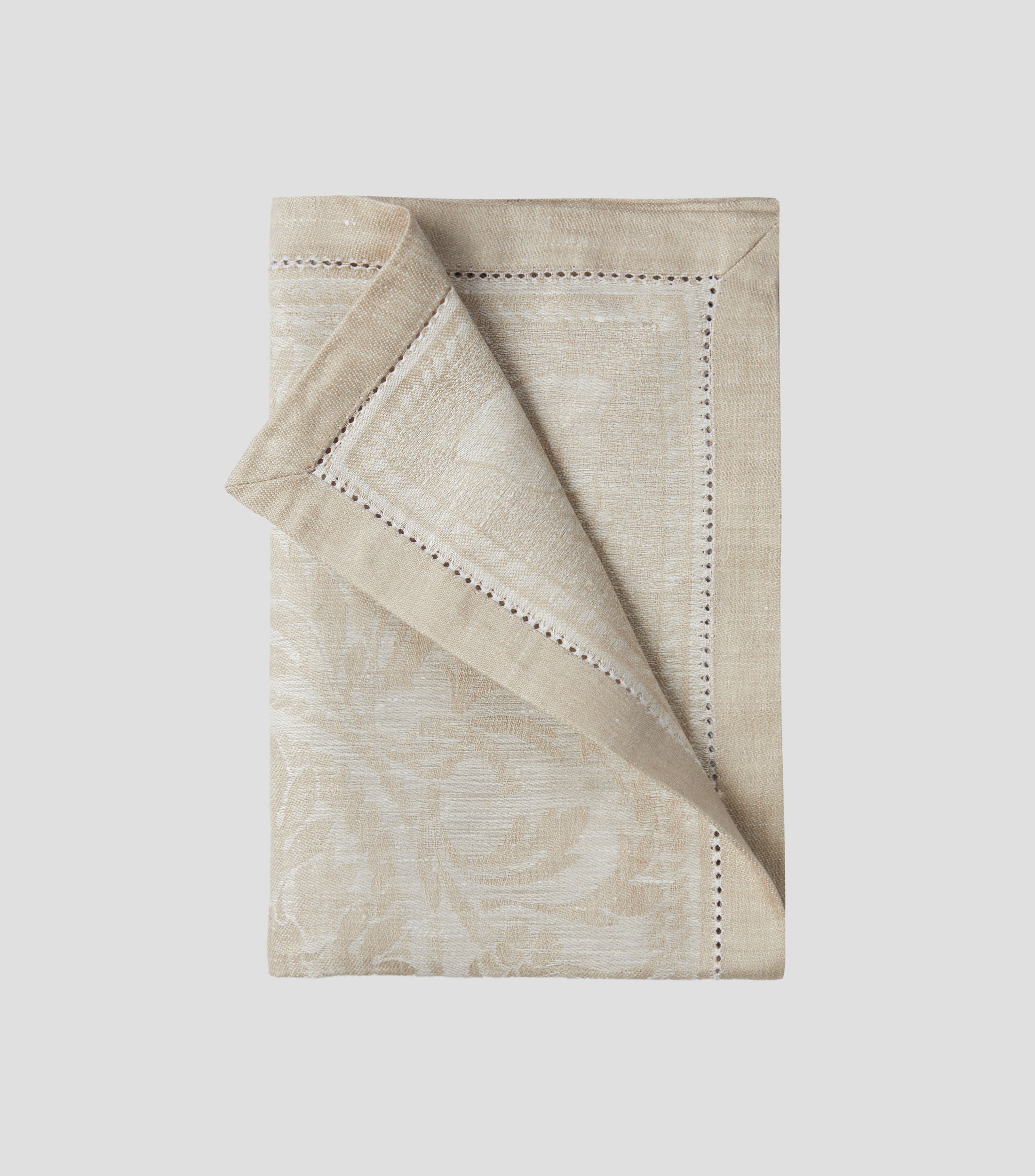 Servilleta beige floral