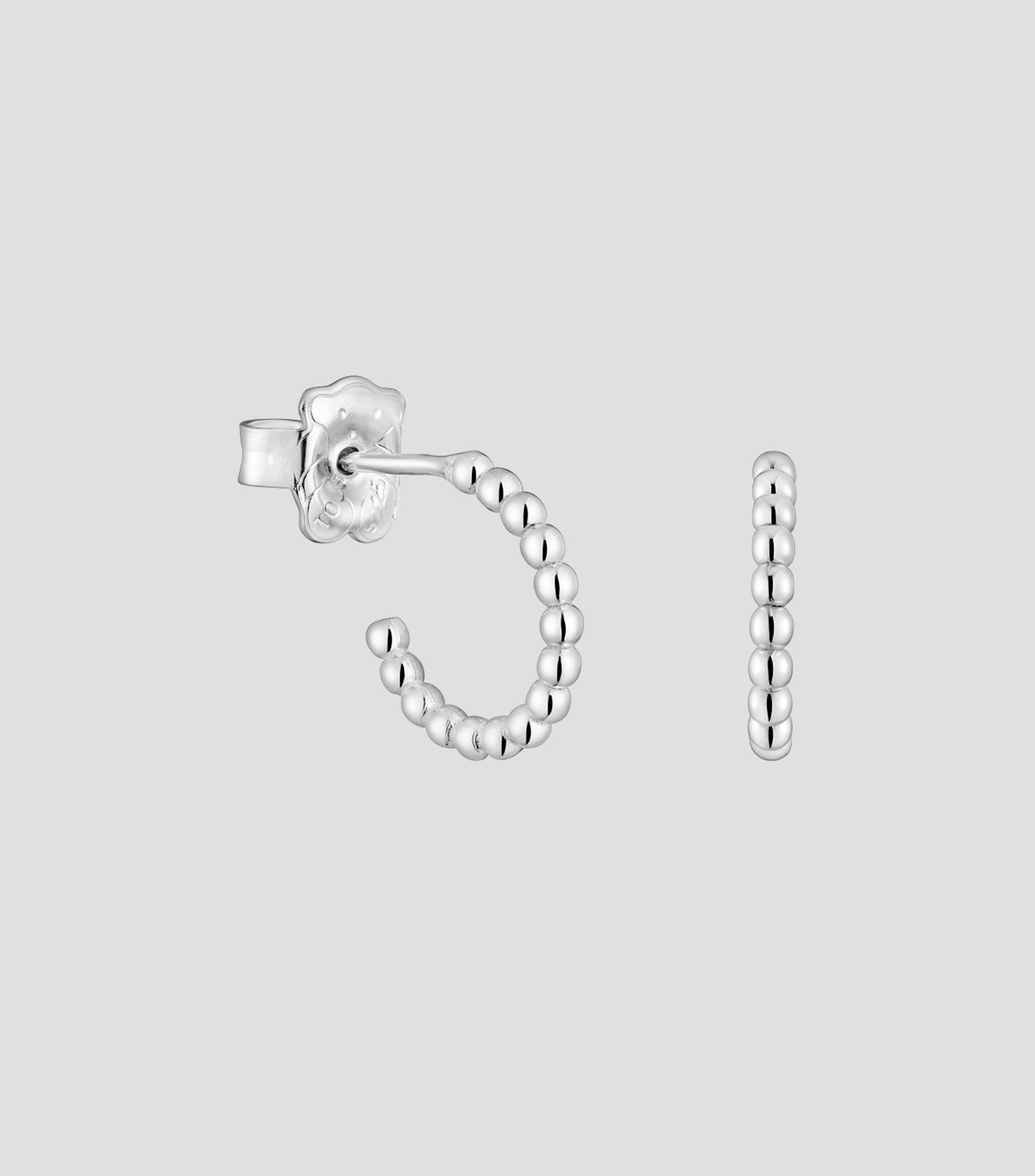 Aretes en plata en plata de ley .925 Basic Mujer