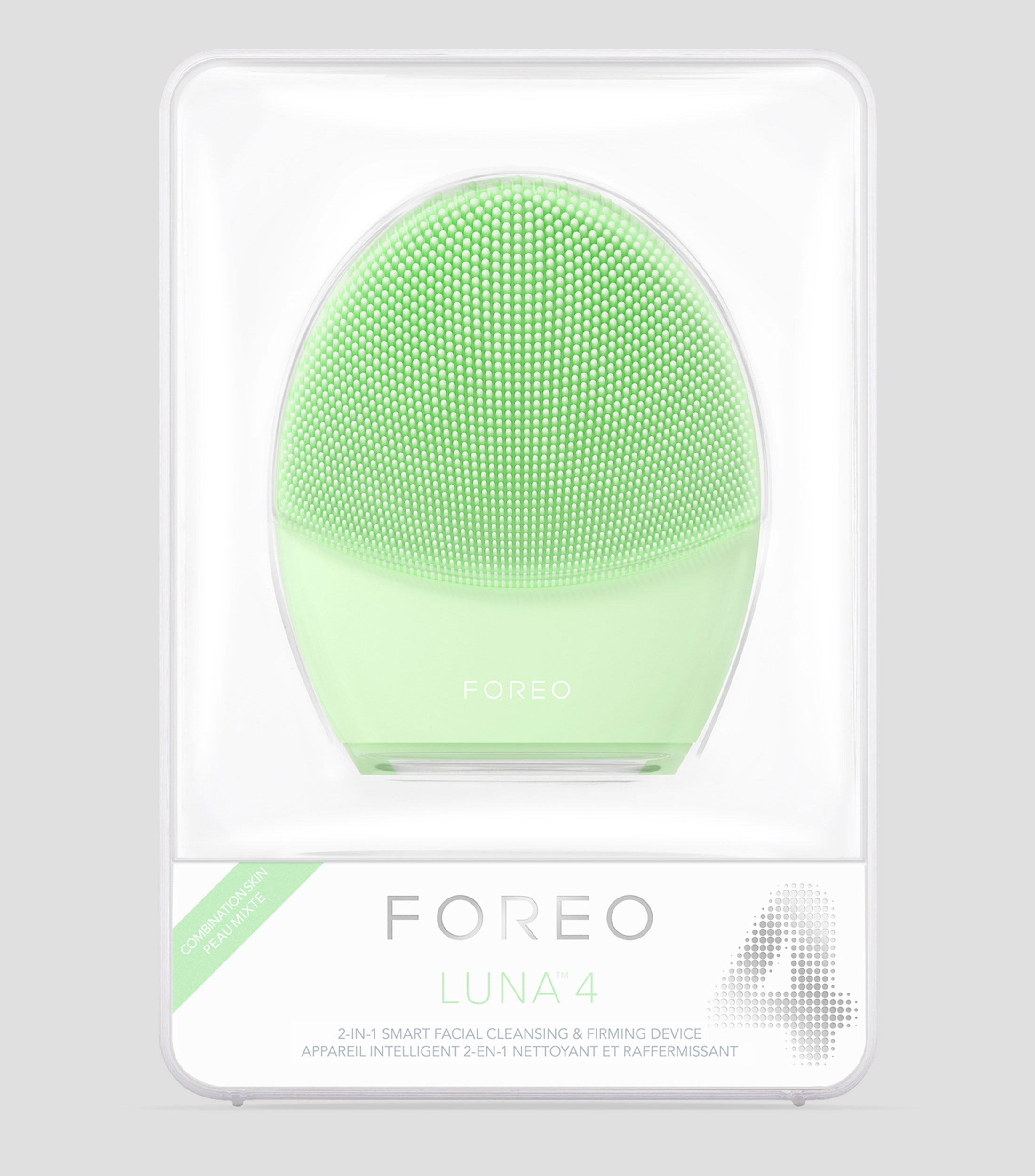 Dispositivo de limpieza facial y masaje reafirmante LUNA 4 Combination Skin