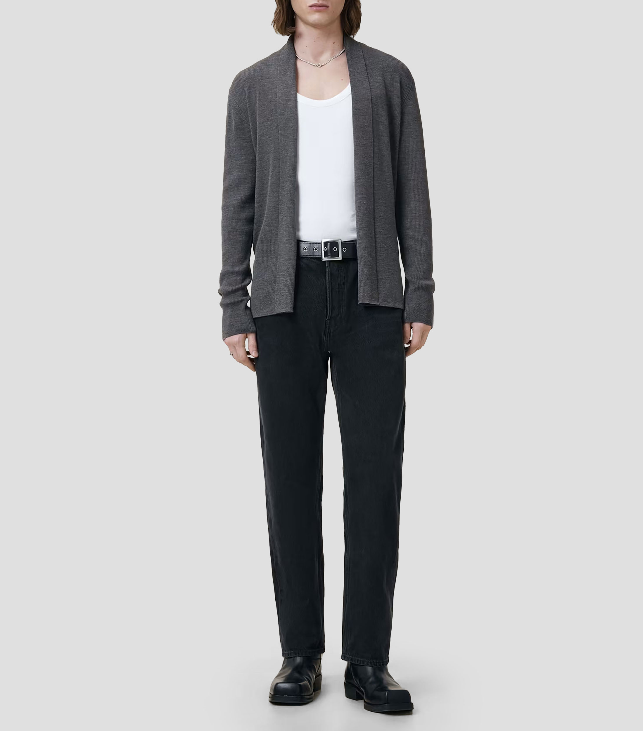 Cardigan abierto Hombre