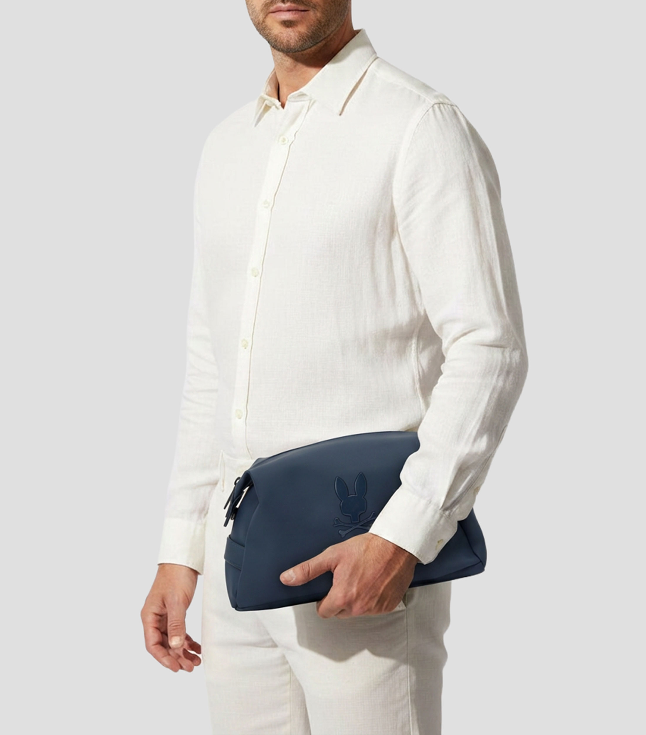 Neceser azul con logo Bunny Hombre