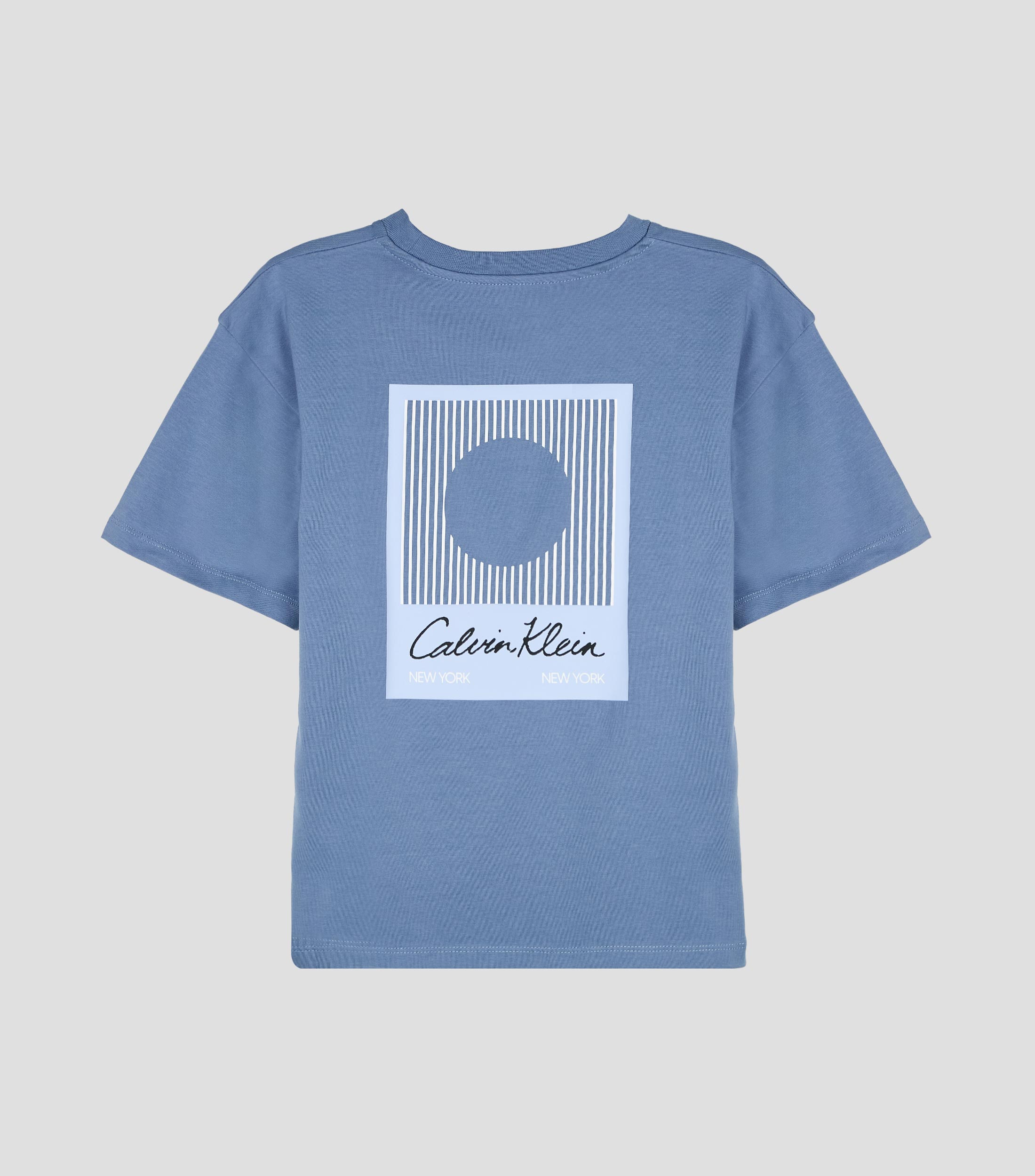 Playera cuello redondo manga corta estampada Niño