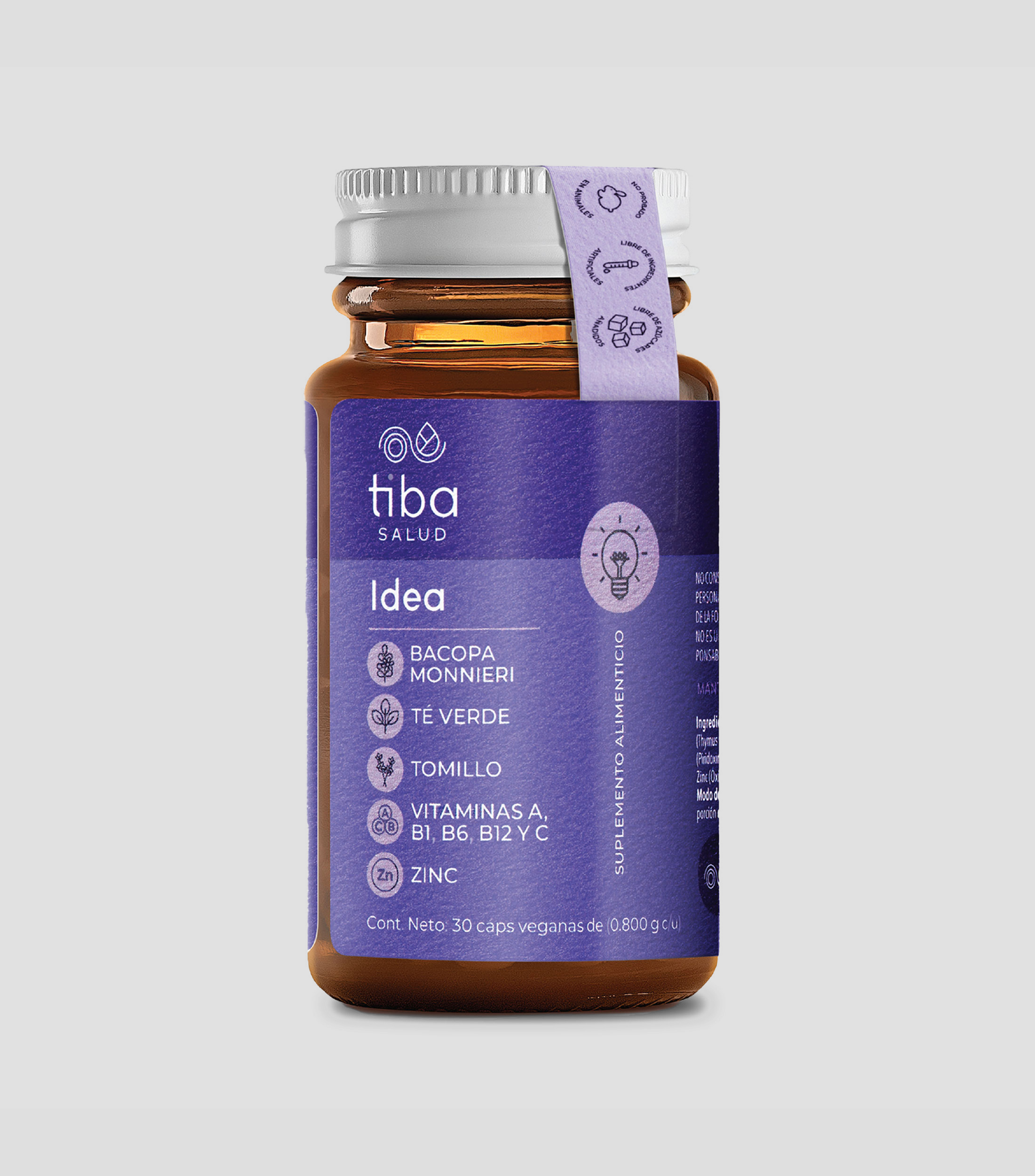 Suplemento Alimenticio Idea, 30 Capsulas Veganas