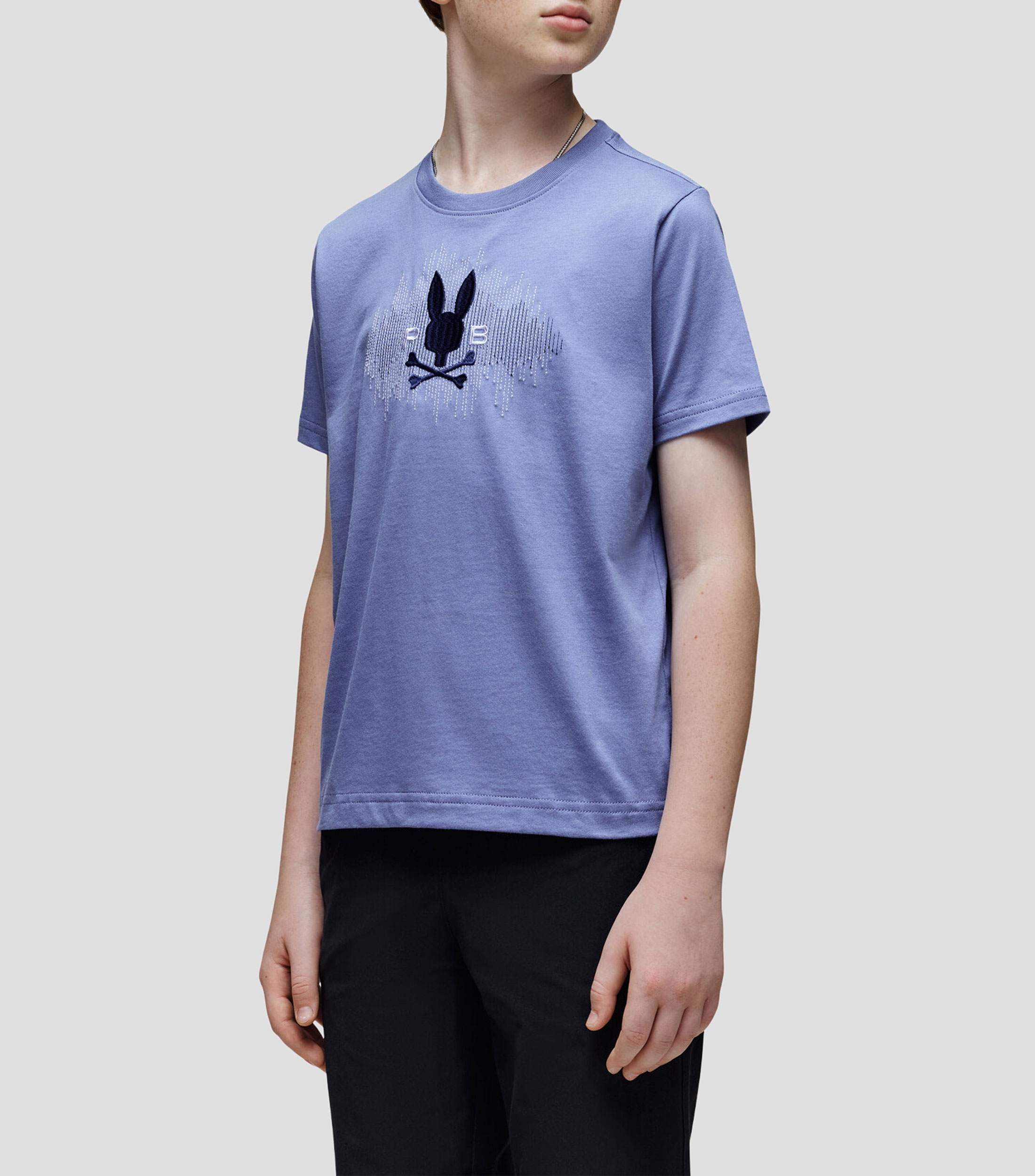 Playera cuello redondo manga corta lisa Niño